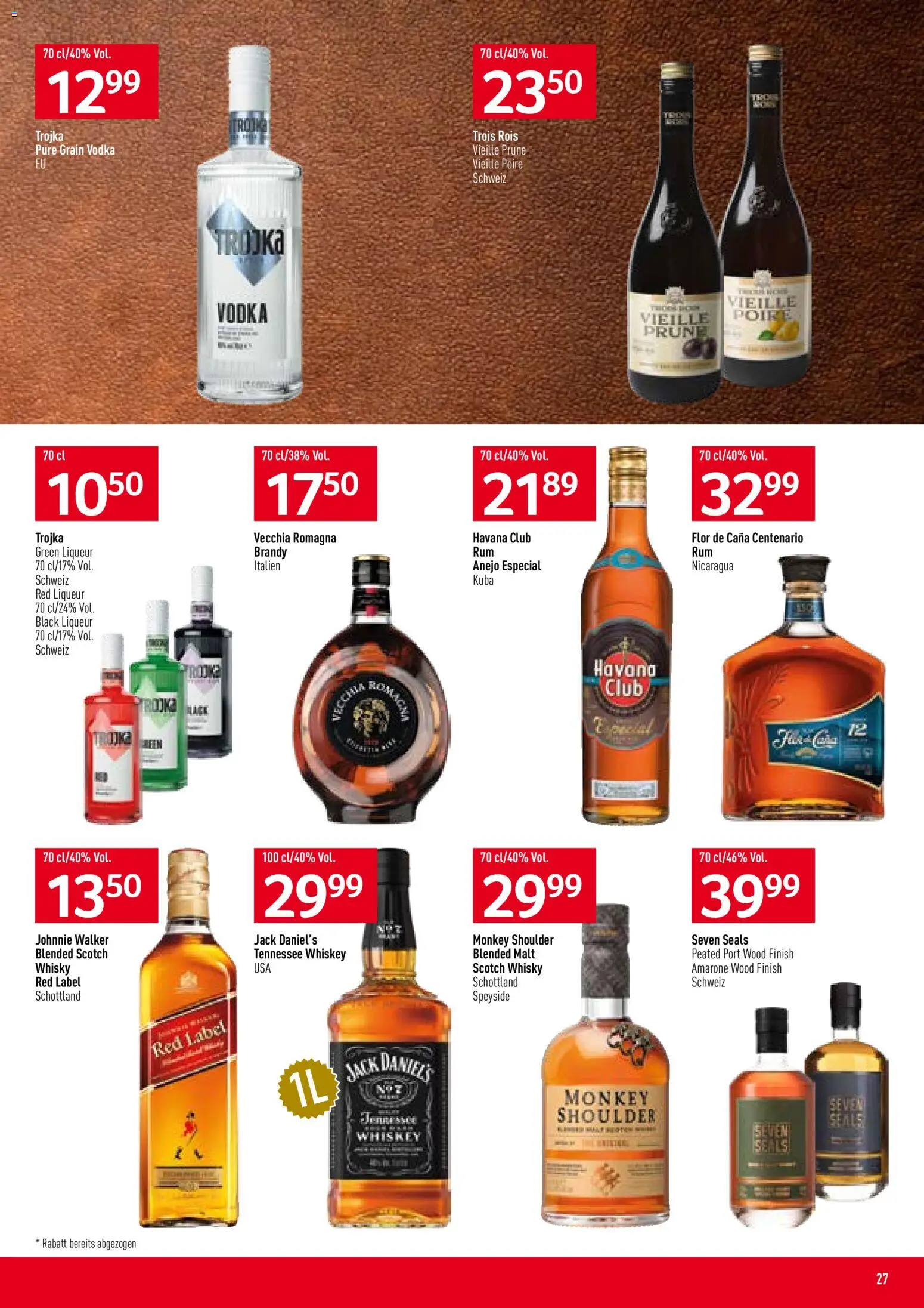 Prodega aktionen – gültig ab 09.03.2026 | Seite: 27 | Produkte: Whiskey
