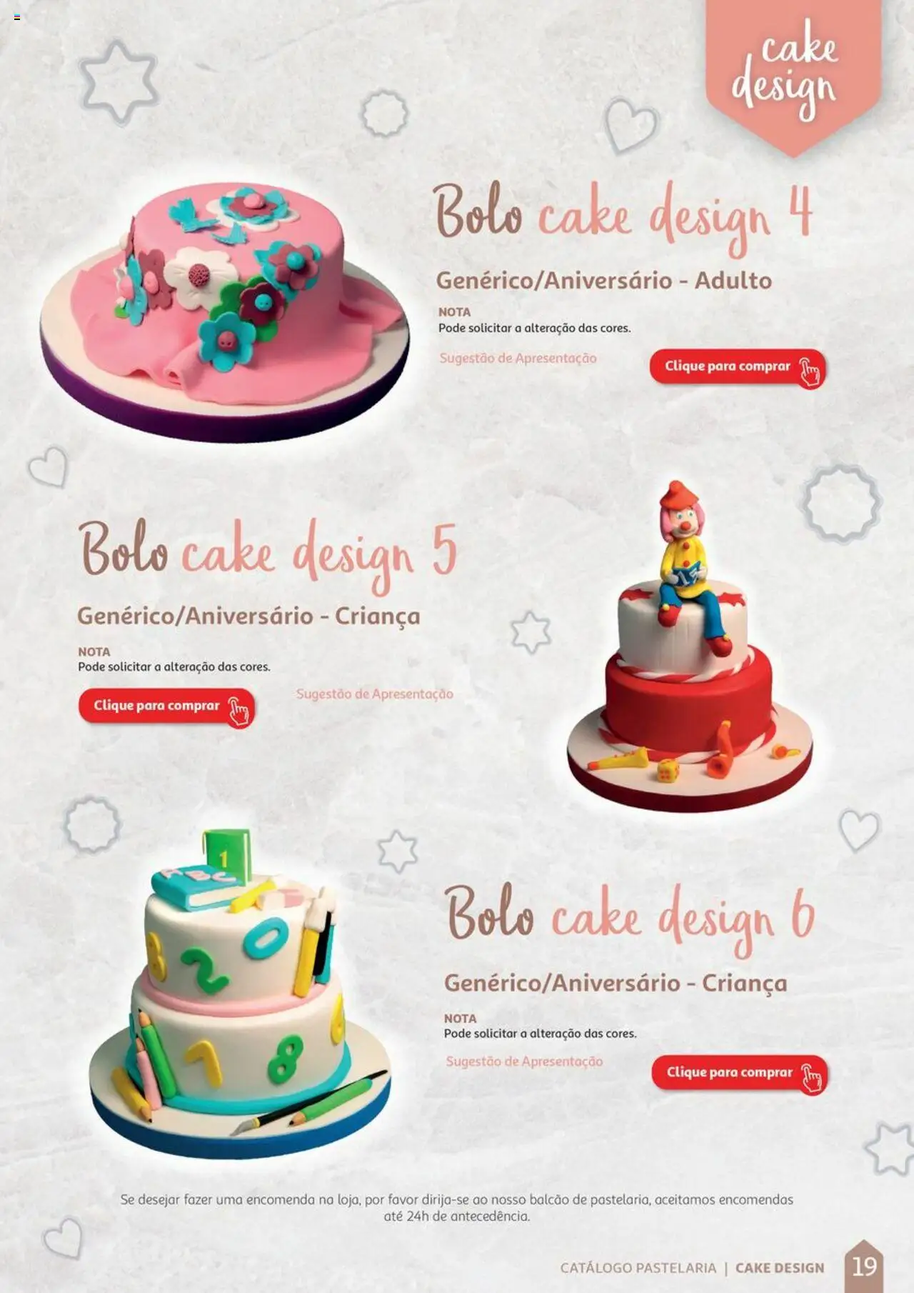 Auchan Catálogo de Pastelaria │ válido de 08.04.2024 | Página: 19 | Produtos: Bolo