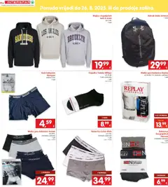 Interspar katalog | vrijedi od 13.08.2025 | Stranica: 20 | Proizvodi: Majica s kapuljačom, Majica, Bokserice, Ruksak