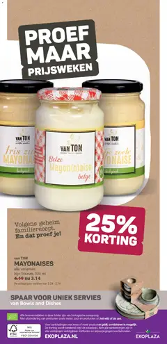 Ekoplaza - Folder week 50 - Voorbeeld van een folder van Ekoplaza, geldig van 10.12.2025 | Pagina: 22 | Producten: Servies, Papier, Kávéfehérítő