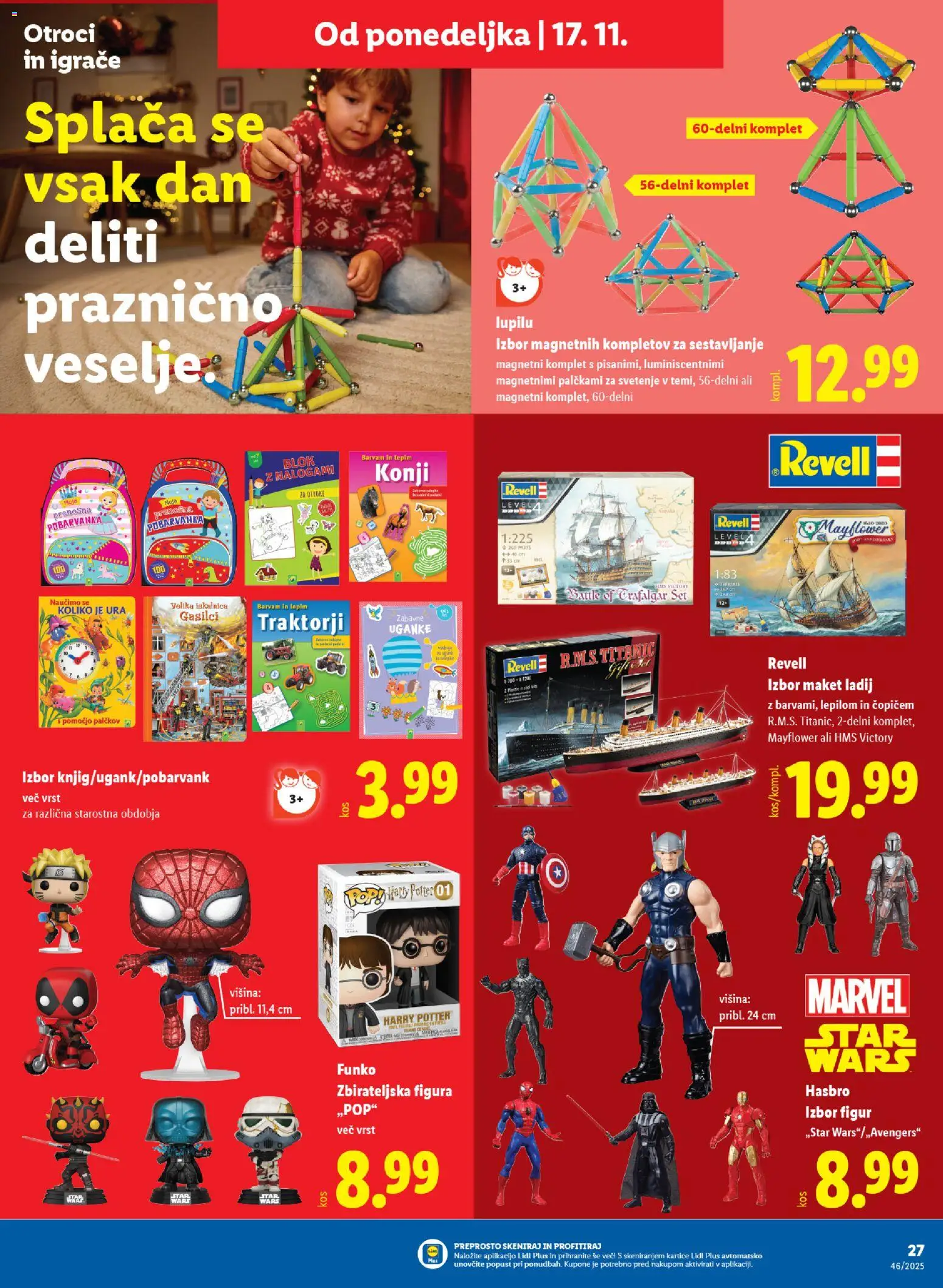 Novi Lidl katalog ponudbe – veljaven od 13.11.2025 | Stran: 63 | Izdelki: Ura, Blok