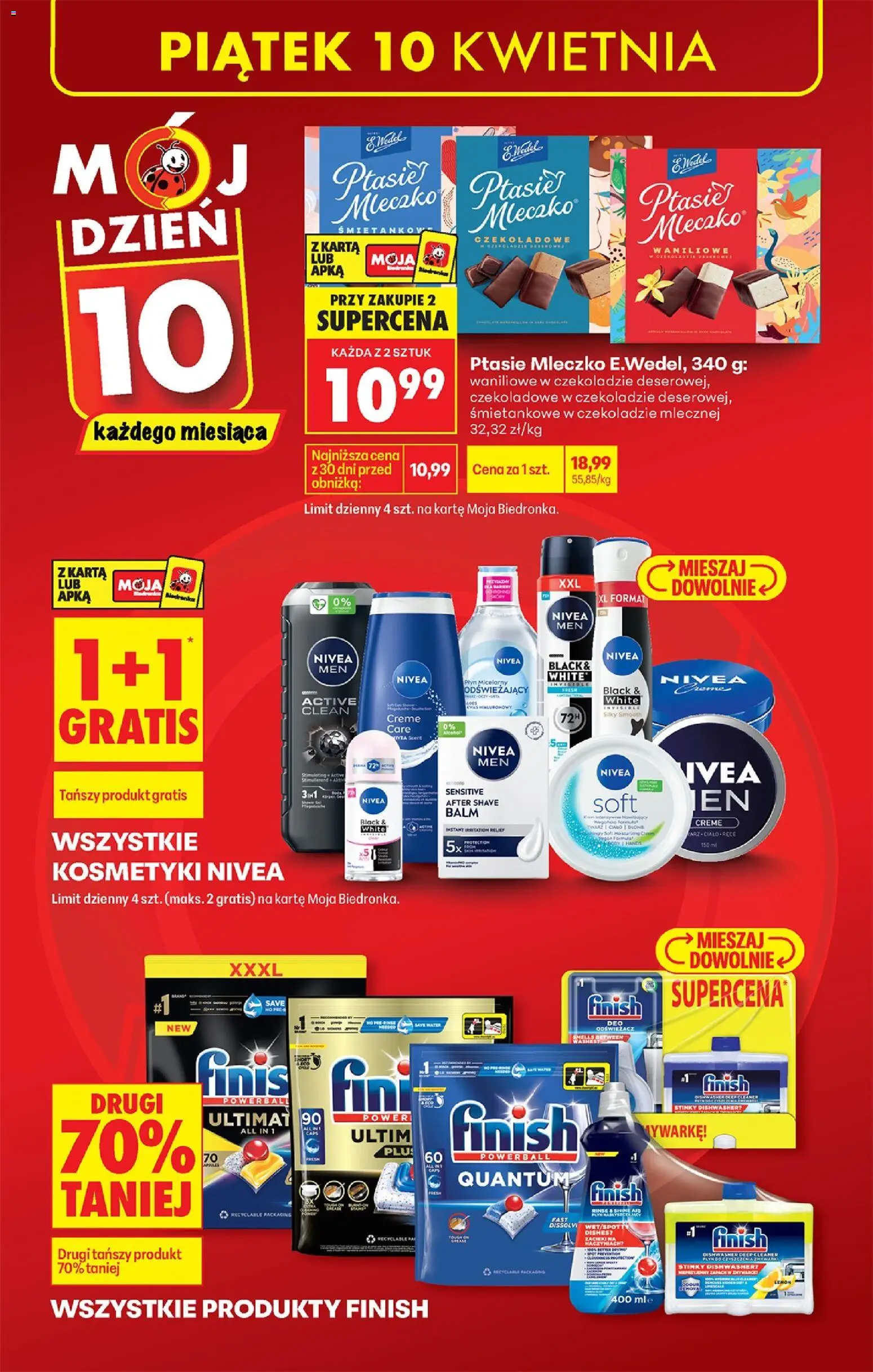 Biedronka gazetka od czwartku od 09.04.2026 | Strona: 13 | Produkty: Odświeżacz, Karta, Kosmetyki, Finish