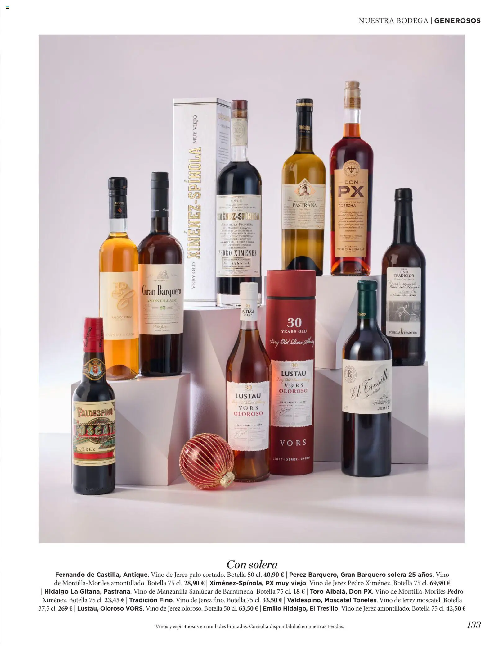 El Corte Inglés ofertas │ válido desde el 19.11.2025 | Página: 133 | Productos: Τζίντζερ, Vino