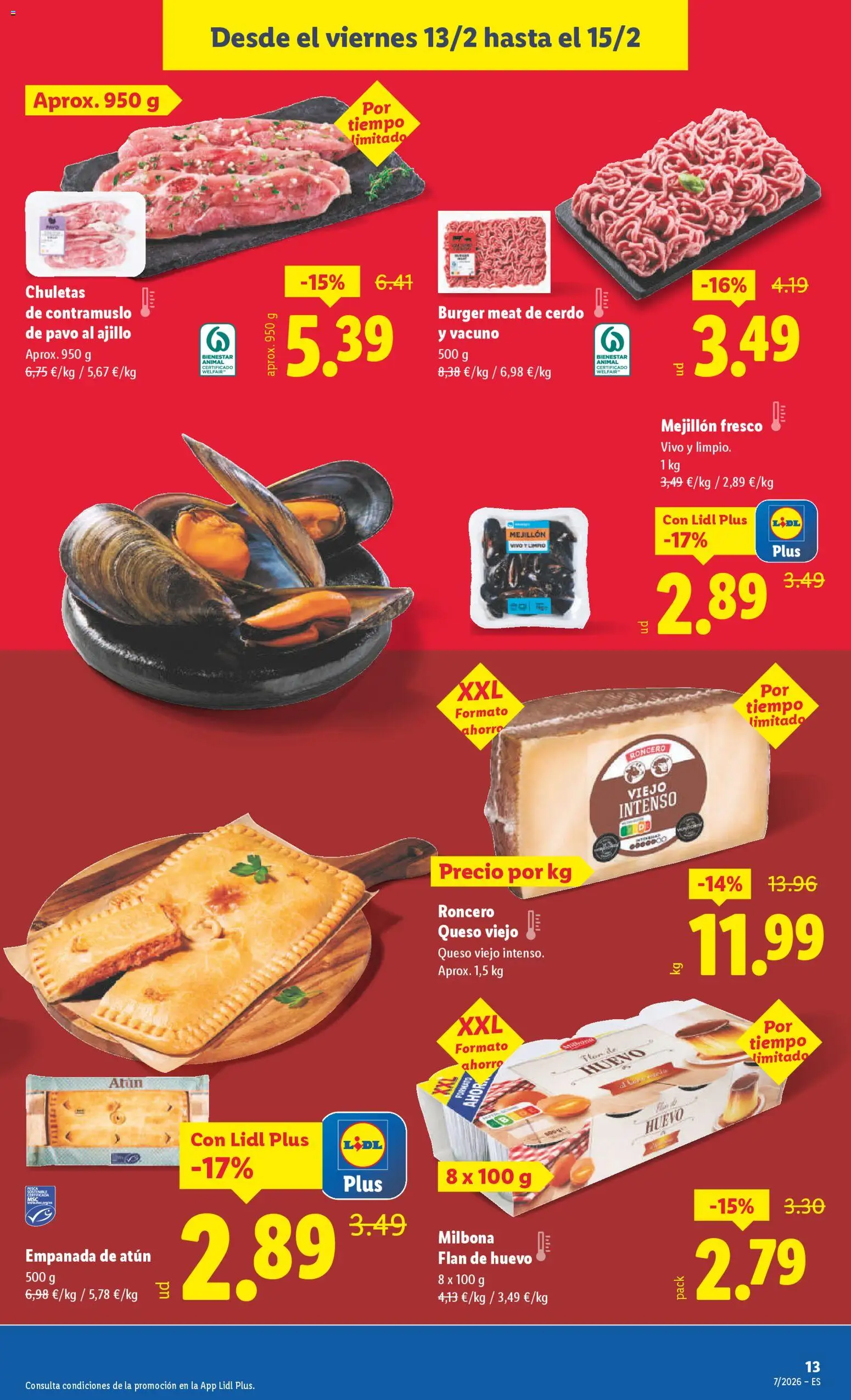 Lidl folleto │ válido desde el 09.02.2026 | Página: 25 | Productos: Queso, Cerdo