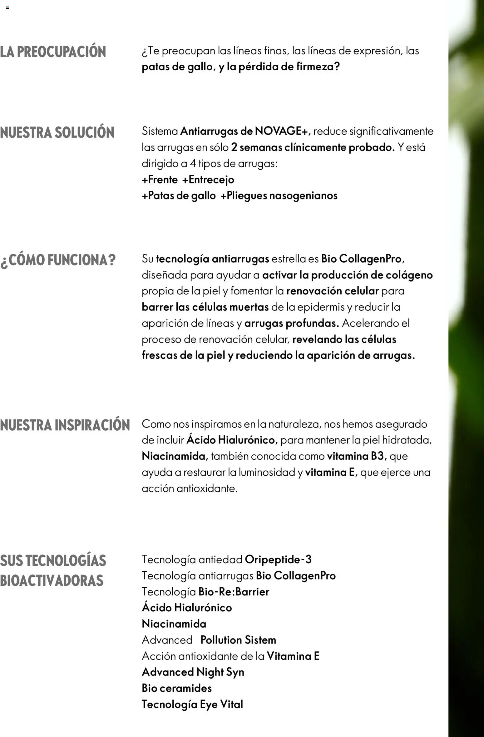 Oriflame - Guía de Producto Novage+ 2025 │ válido desde el 03.11.2025 | Página: 9