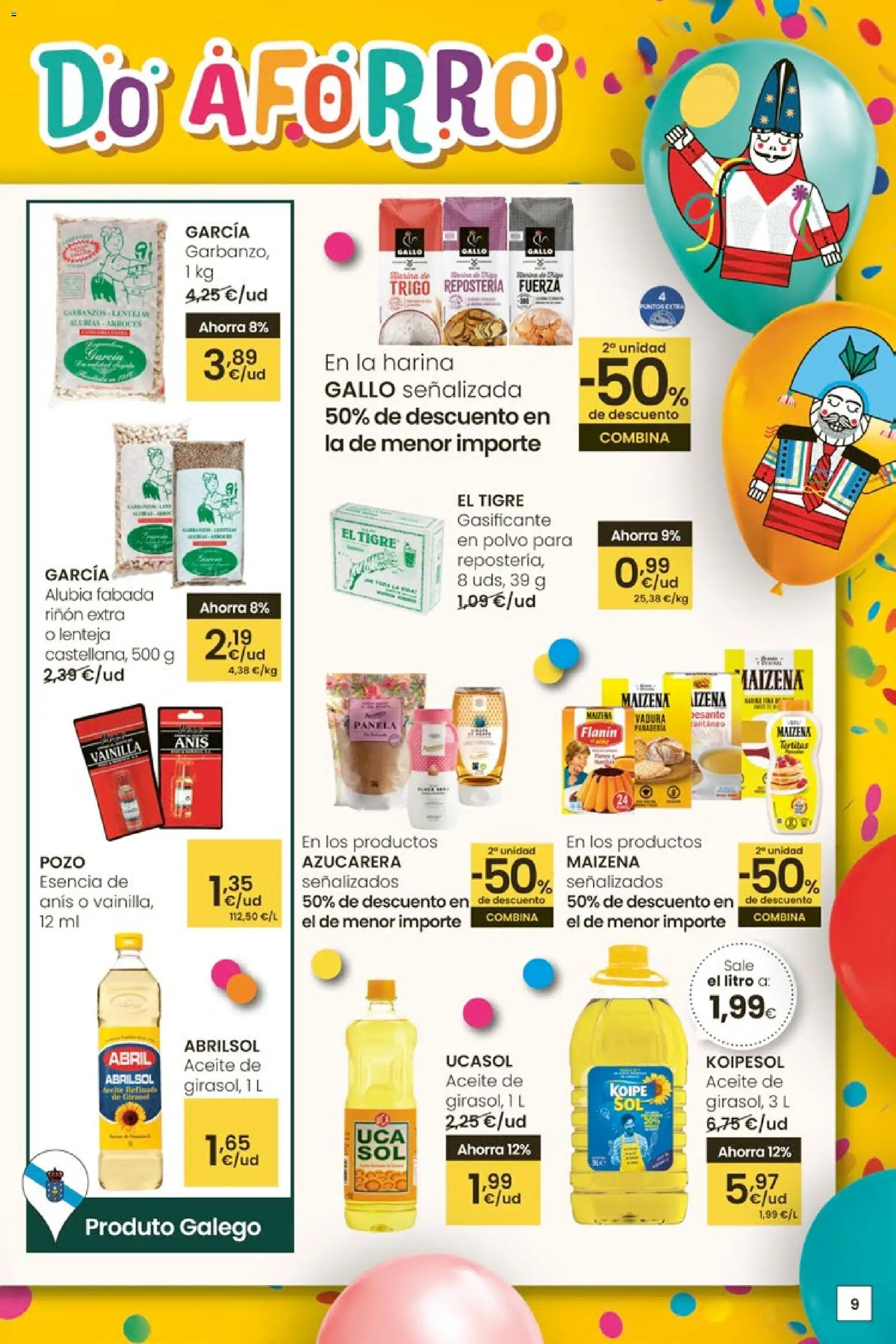 Eroski - Entroido do aforro │ válido desde el 29.01.2026 | Página: 9 | Productos: Polvo, Aceite