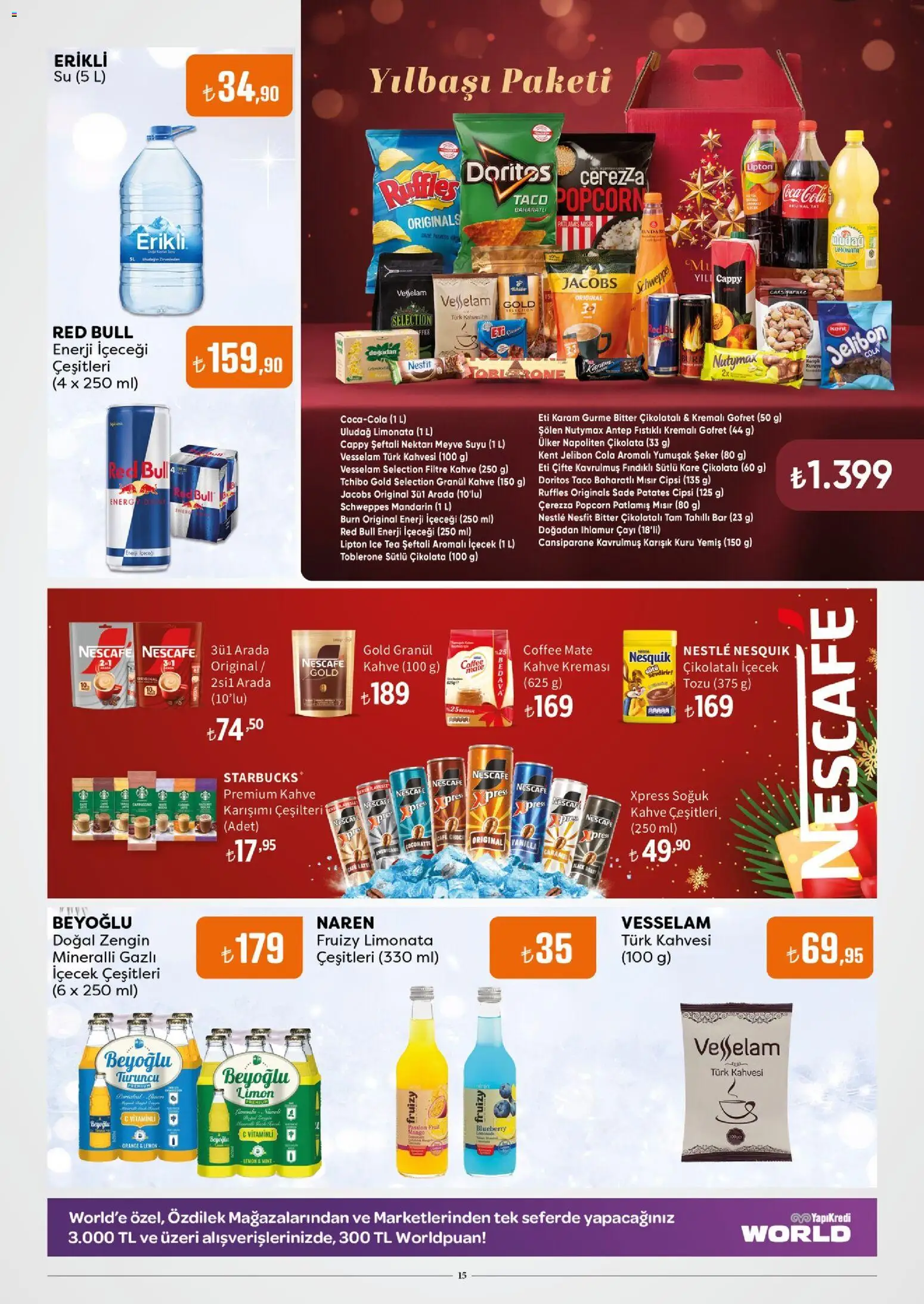 Özdilek Katalog - 17.12.2025 tarihinden itibaren geçerlidir | Sayfa: 15 | Ürünler: Chaussures de ski, Meyve, Limon, Şeftali