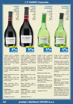Vrutak - Vinski Katalog - Pregled kataloga iz trgovine Vrutak, vrijedi od 01.11.2024 | Stranica: 204 | Proizvodi: Miris, Vino, Salata, Grožđe