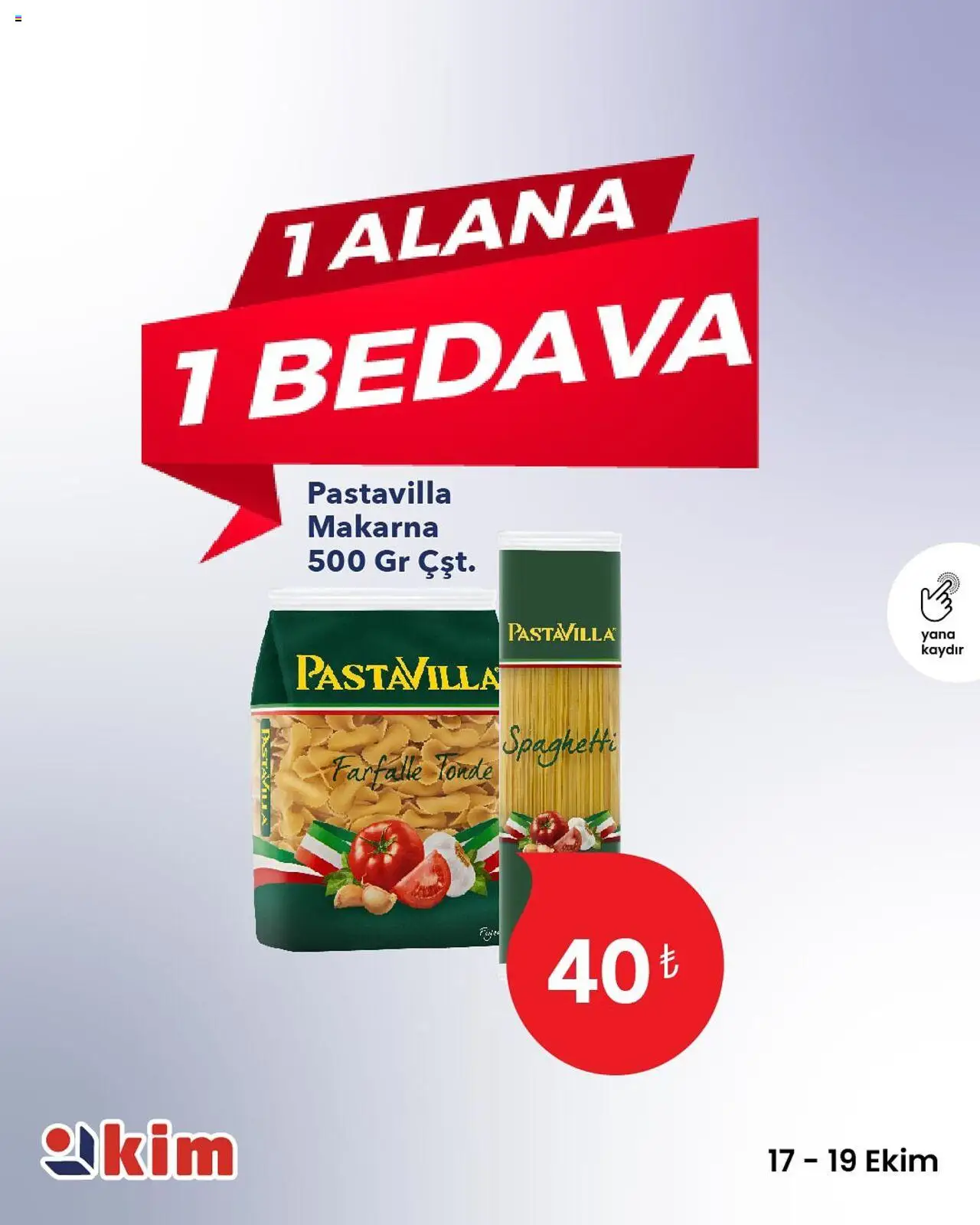 Kim Market Katalog Cuma-Pazar - 17.10.2025 tarihinden itibaren geçerlidir | Sayfa: 6 | Ürünler: Makarna