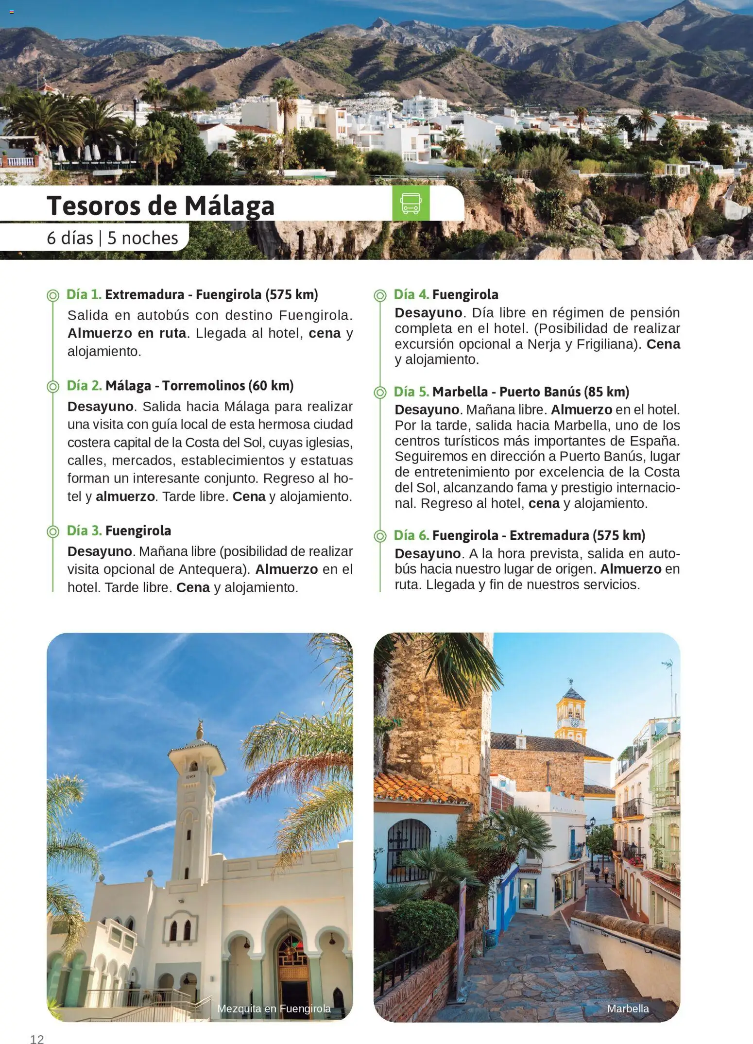 Viajes El Corte Inglés Junta de Extremadura │ válido desde el 01.03.2026 | Página: 12