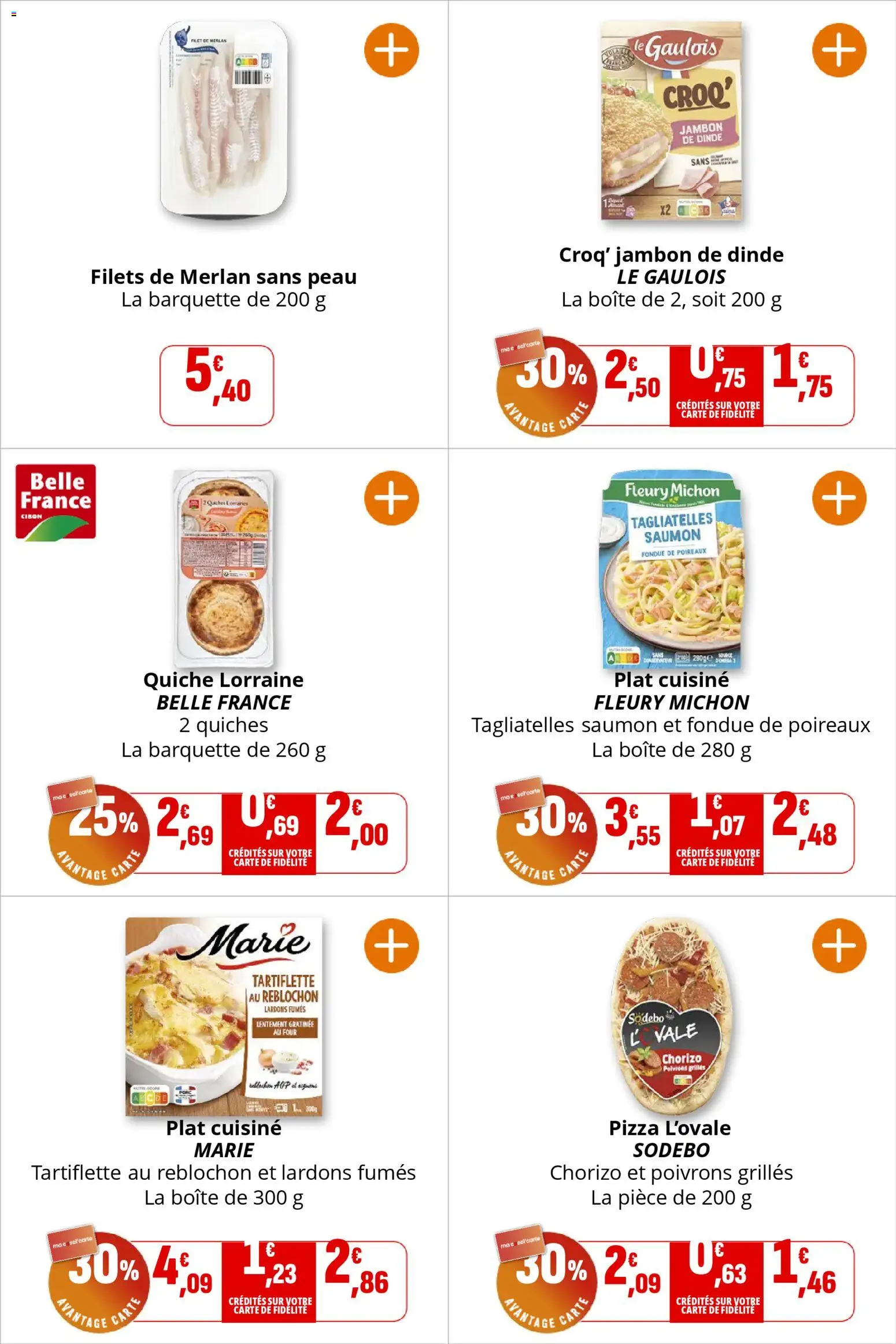 {H1} | Page: 11 | Produits: Chorizo, Lardons, Tartiflette, Porc