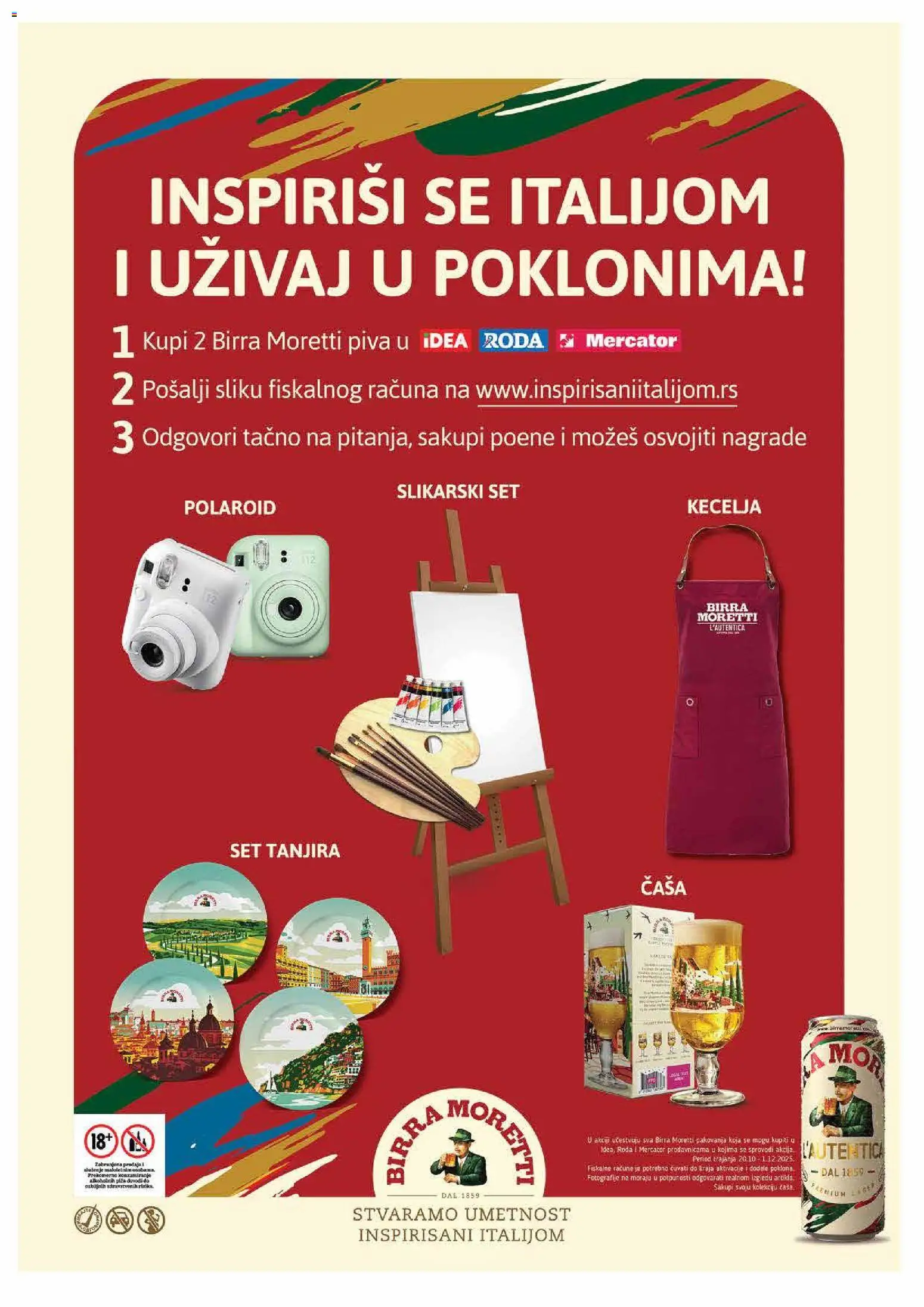 Idea katalog - važi od 23.10.2025 | Strana: 26 | Proizvode: Birra Moretti