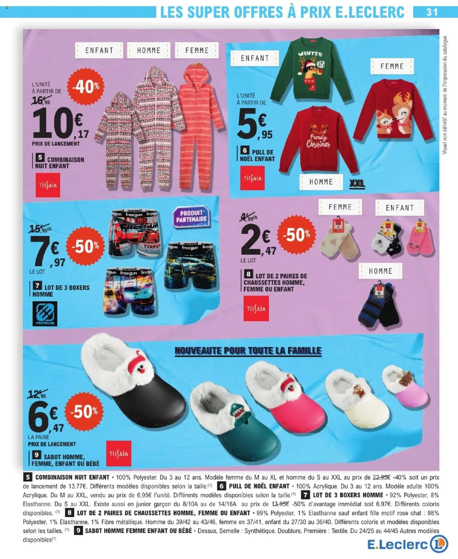 {H1} | Page: 31 | Produits: Pull, Combinaison, Pull de noel