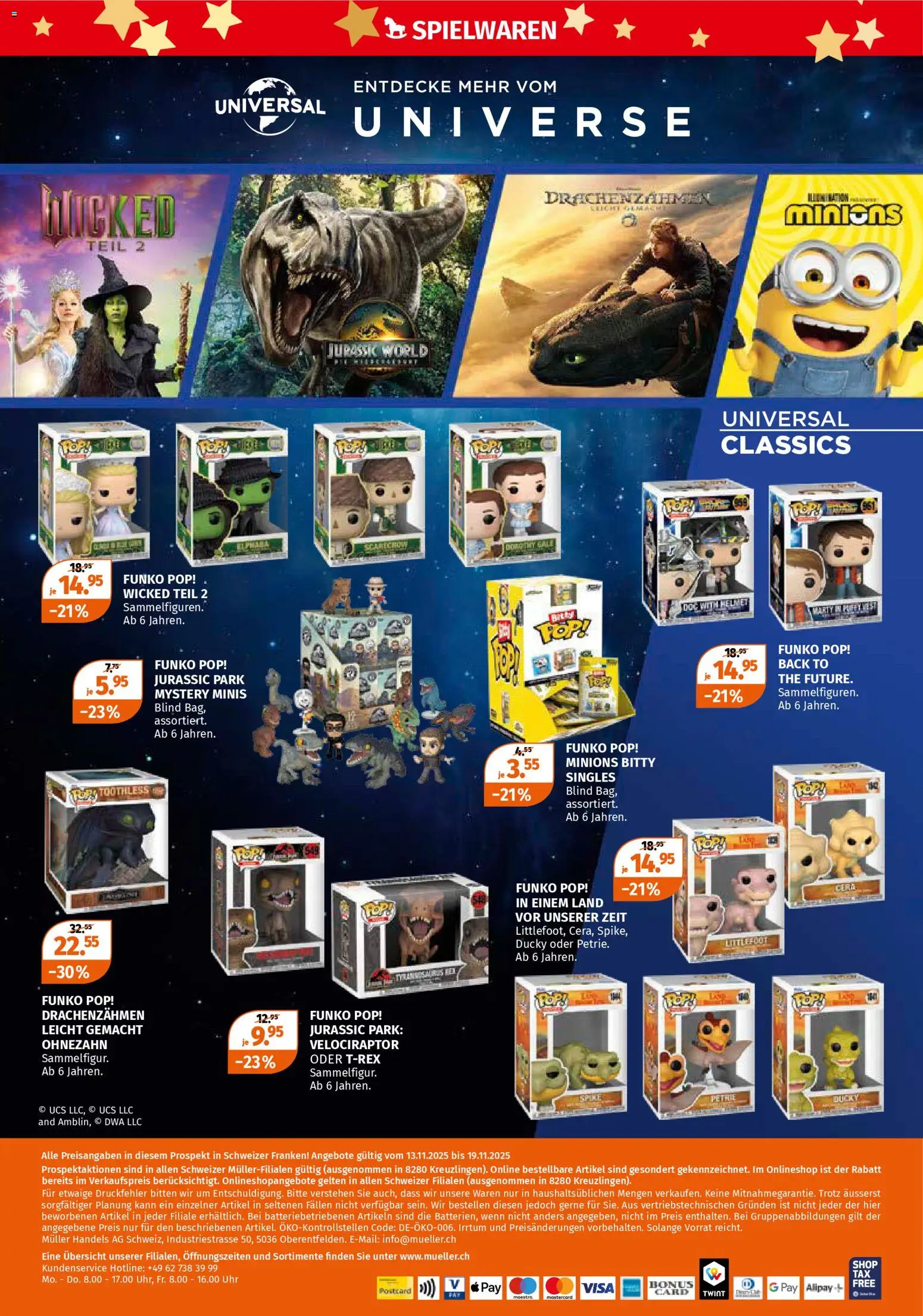 Müller Aktionen Kinder – gültig ab 13.11.2025 | Seite: 16 | Produkte: Uhr, Top