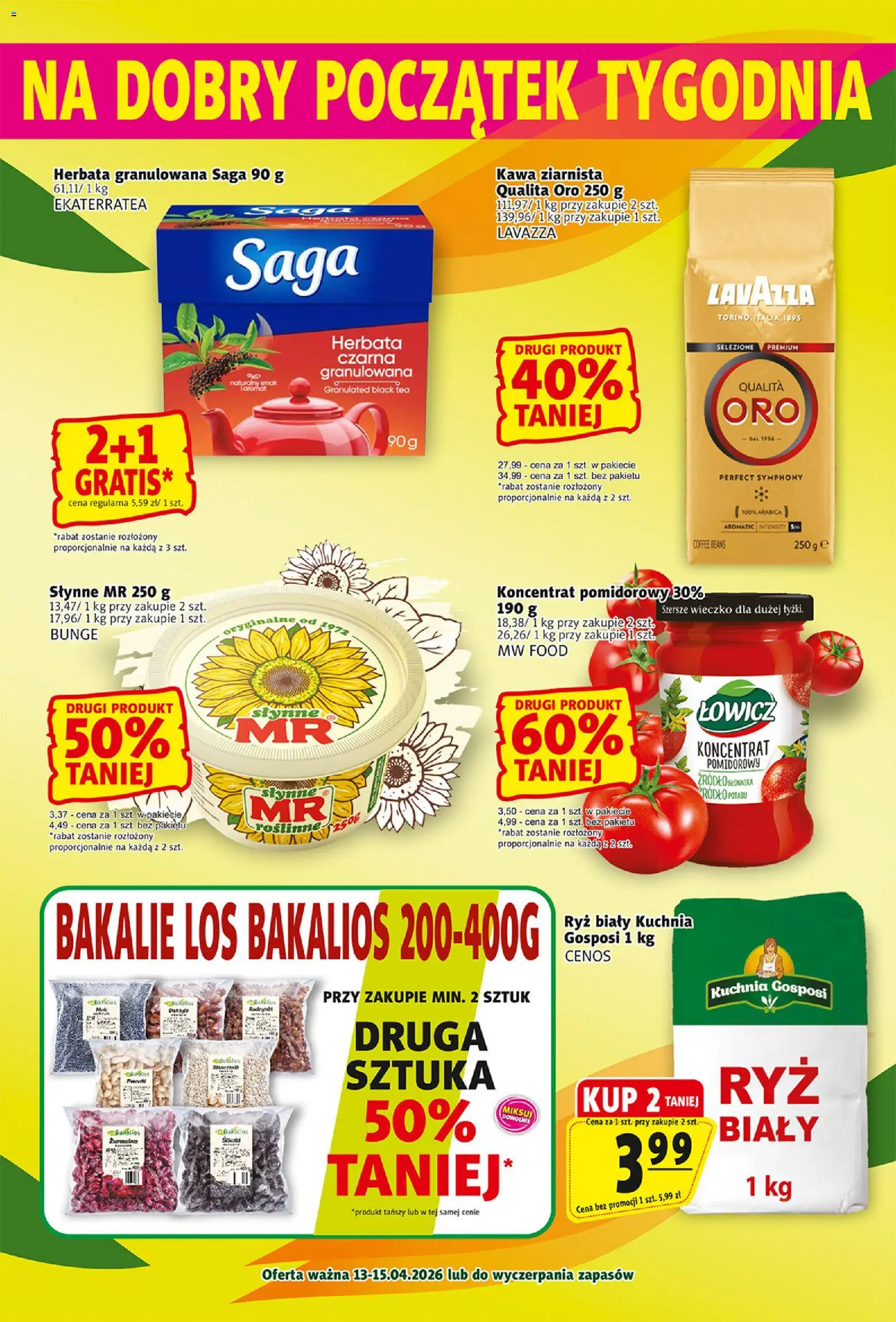 Prim Market gazetka od 09.04.2026 | Strona: 21 | Produkty: Koncentrat pomidorowy, Żurawina, Ryż, Herbata
