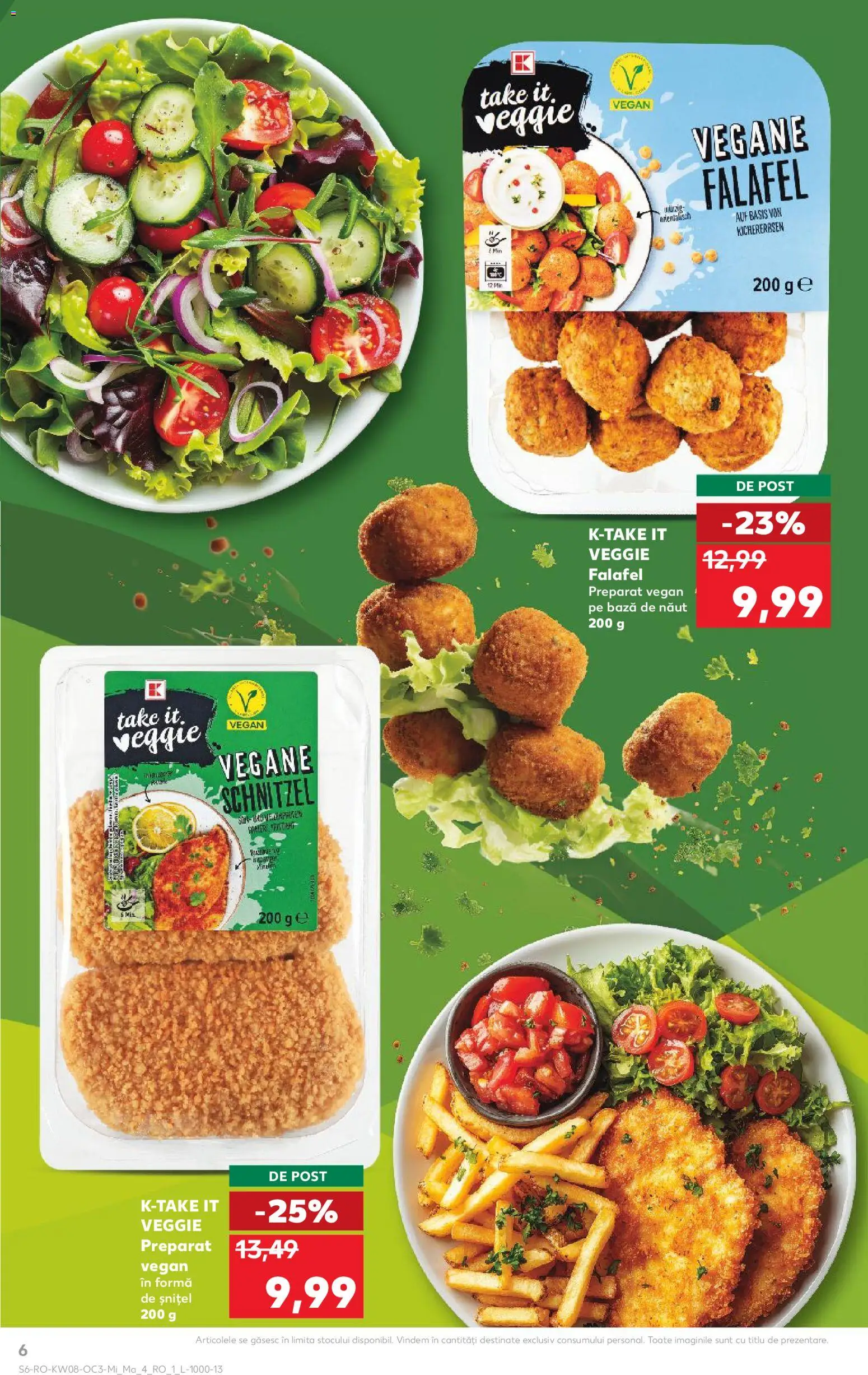 Kaufland RO akciós ujság - amely érvényes a következő dátumtól: 18.02.2026 | Oldal: 6 | Termékek: Vegán