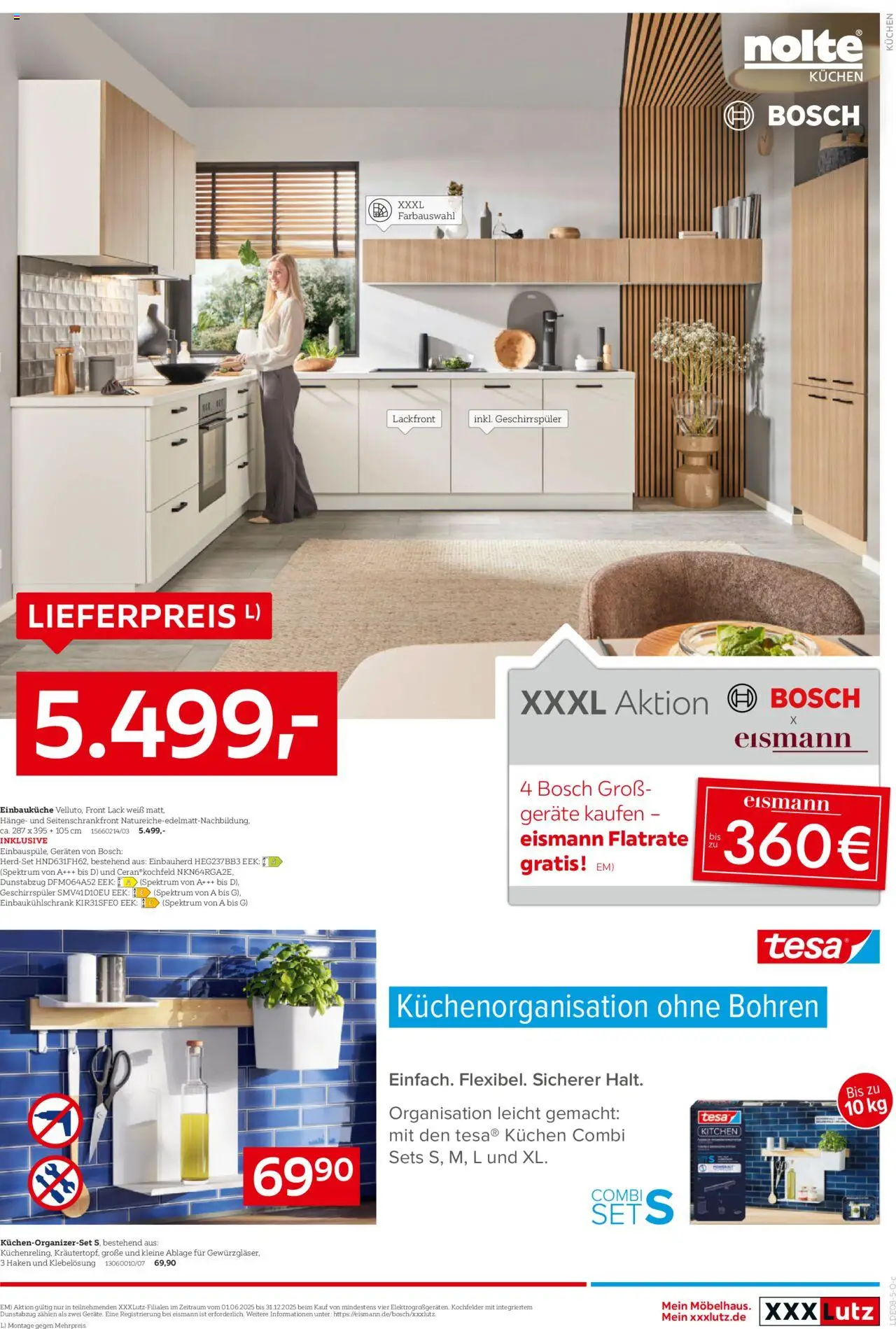 XXXL Lutz Prospekt 	 - gültig ab dem 11.08.2025 | Seite: 11 | Produkte: Bosch, Geschirrspüler, Einbauküche, Kuchen
