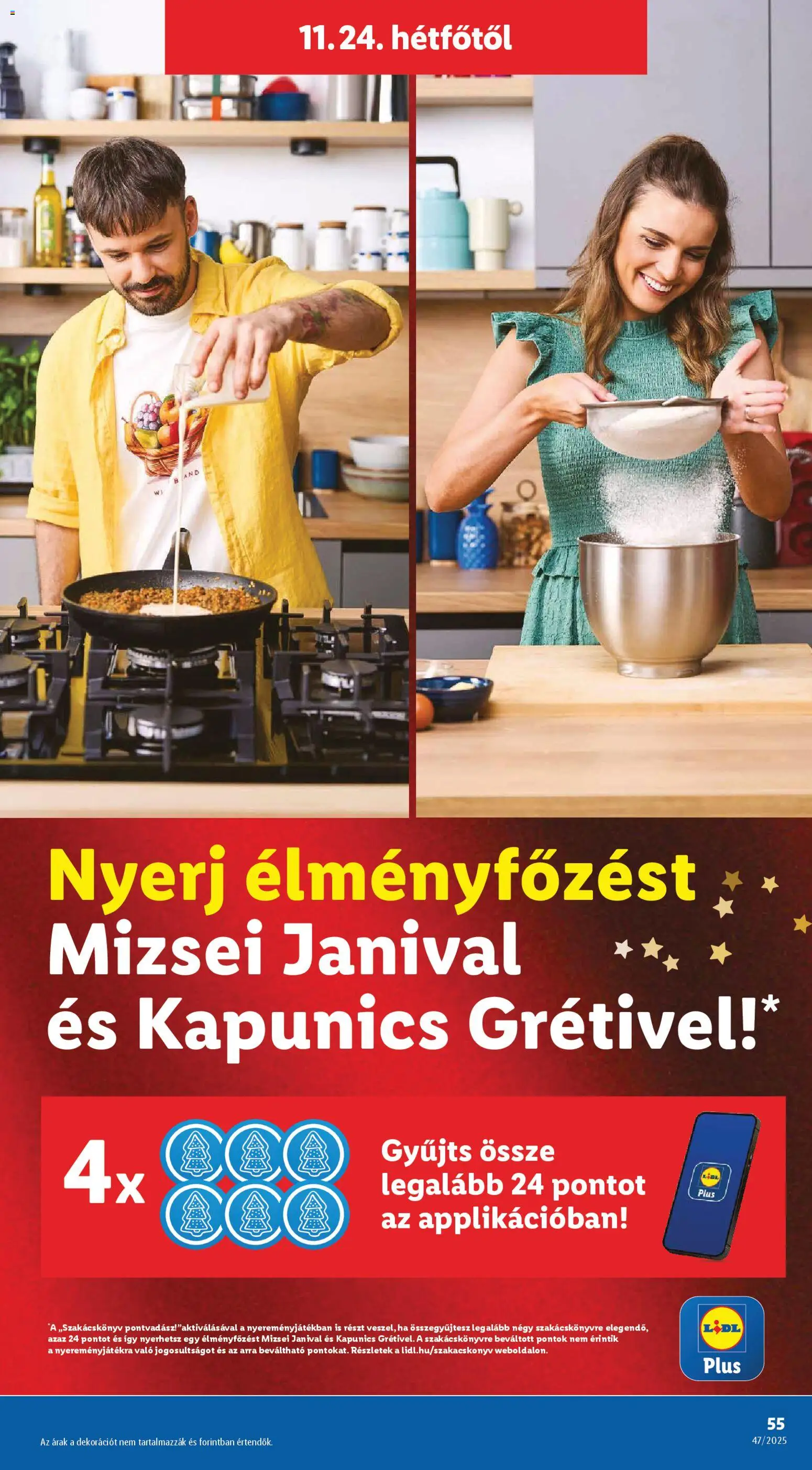 Lidl akciós ujság - amely érvényes a következő dátumtól: 20.11.2025 | Oldal: 55