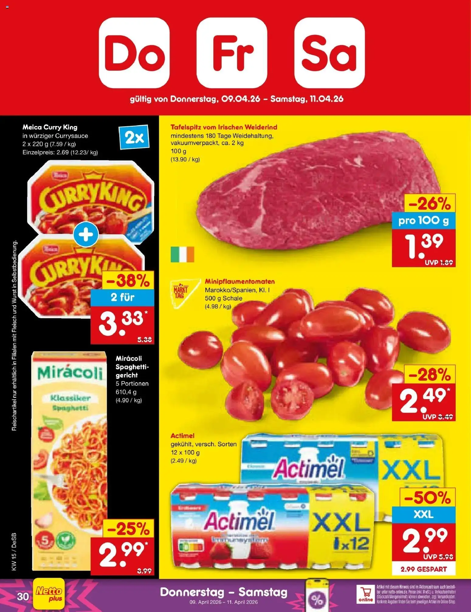 Netto Marken-Discount Prospekt Waiblingen-Bittenfeld	 – gültig ab 05.04.2026 | Seite: 46 | Produkte: Tafelspitz, Meica, Wurst, Fleisch