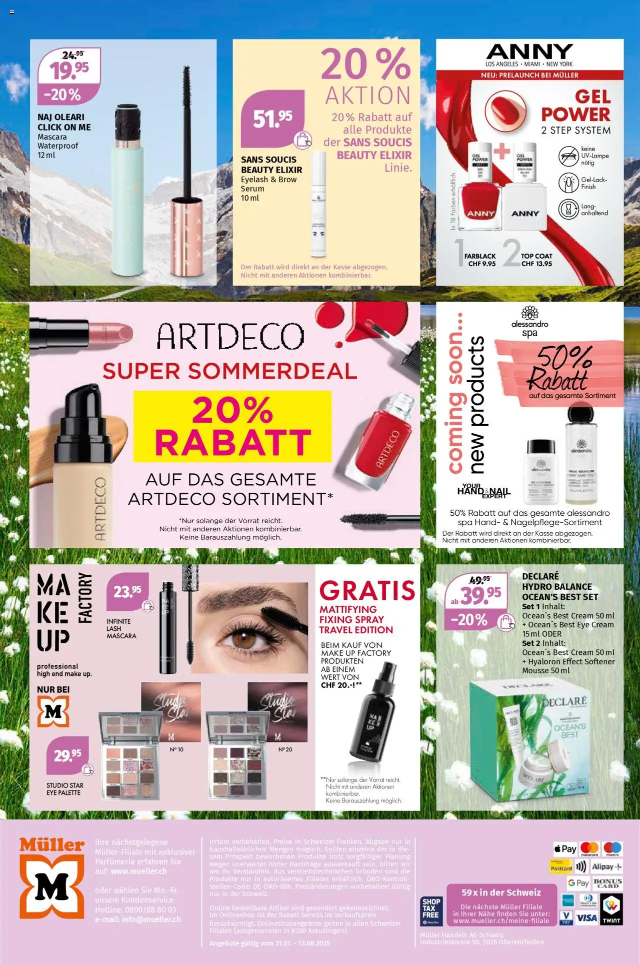 Müller Aktionen Happy Birthday ab 31.07.2025 | Seite: 4 | Produkte: Serum, Top, Mascara