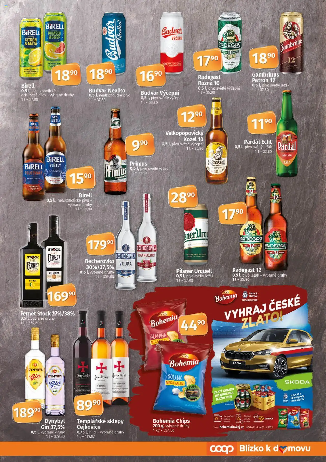 Coop leták - Tuty od 21.05.2025 | Strana: 7 | Produkty: Pomelo, Radegast 12, Fernet, Slanina