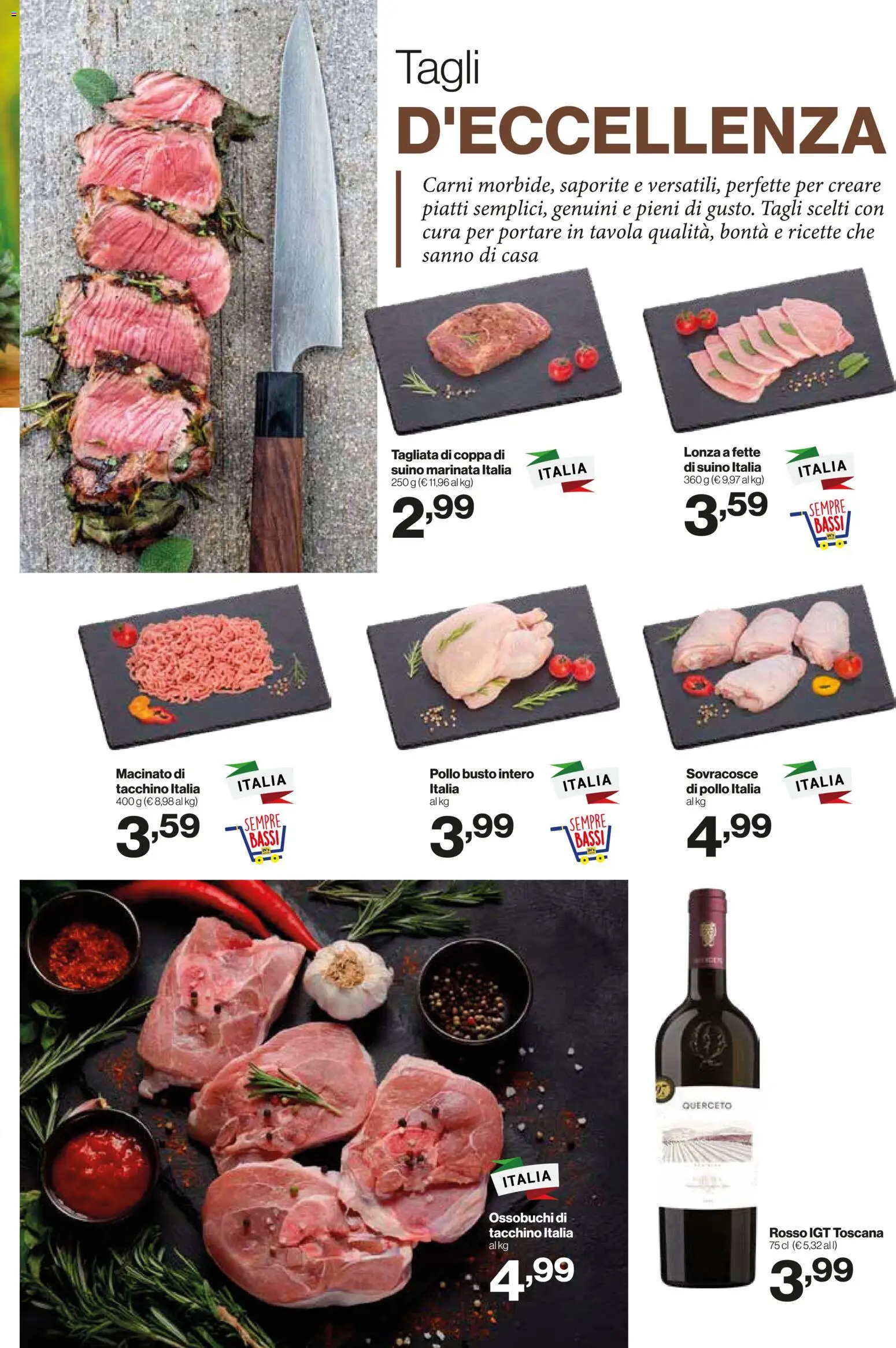 Volantino IN's del 17.12.2025 | Pagina: 15 | Prodotti: Pollo, Suino, Tacchino, Macinato