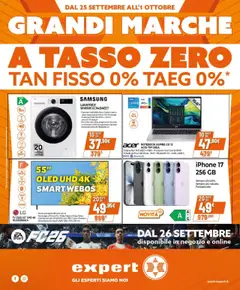 Anteprima del volantino Expert Lissone catalogo valido a partire dal 25.09.2025