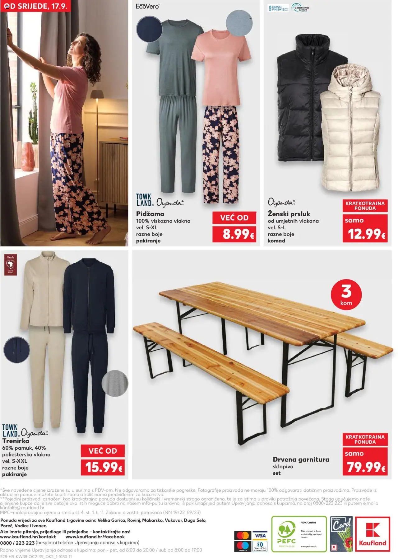 Kaufland katalog | vrijedi od 17.09.2025 | Stranica: 28 | Proizvodi: Prsluk, Pidžama, Telefon, Trenirka