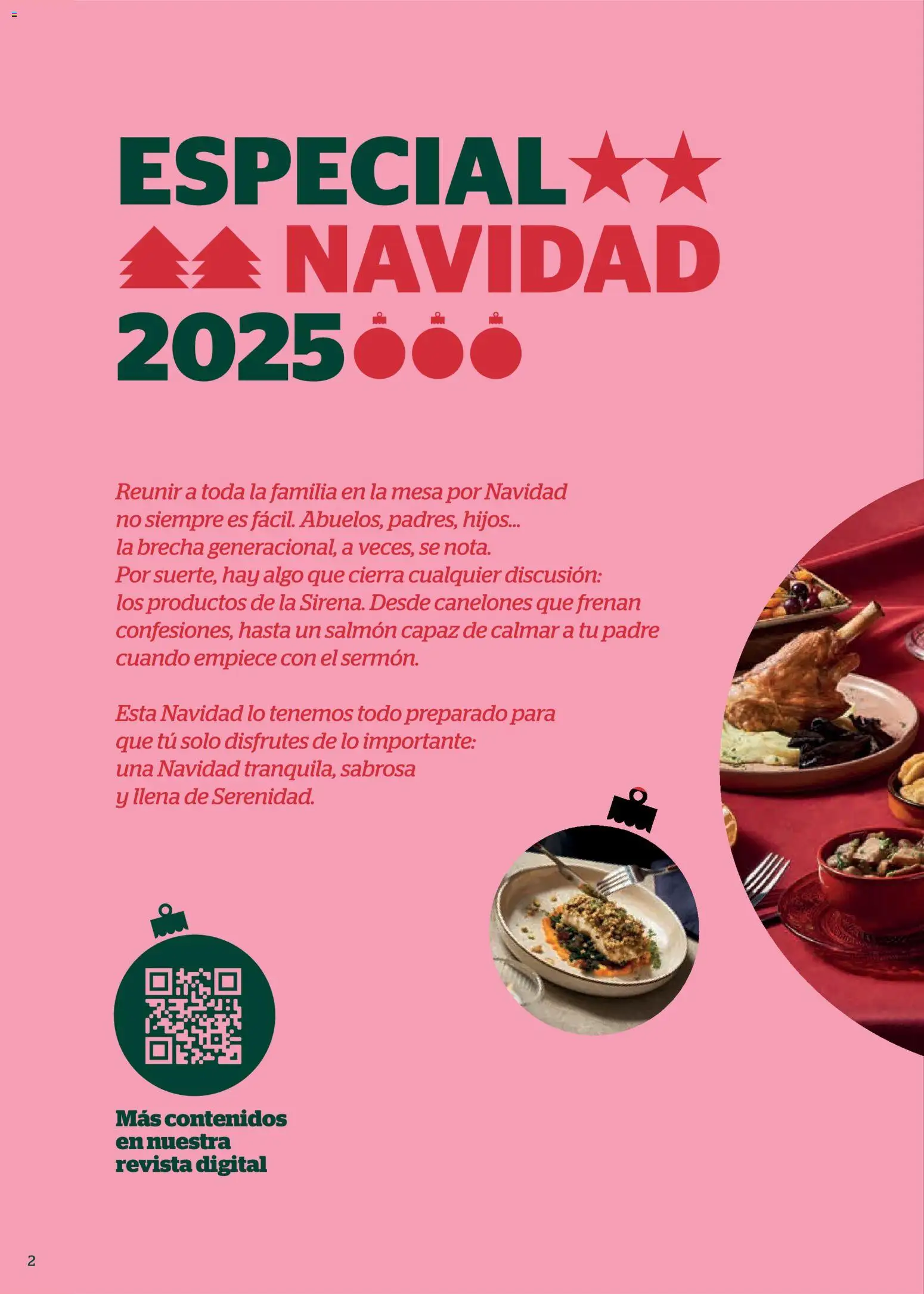 La Sirena Especial Navidad │ válido desde el 13.11.2025 | Página: 2 | Productos: Mesa, Canelones