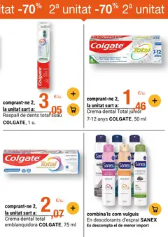 Vista previa Bonpreu folleto válido desde el 07.01.2026 | Página: 31 | Productos: Desodorante, Pasta, Crema