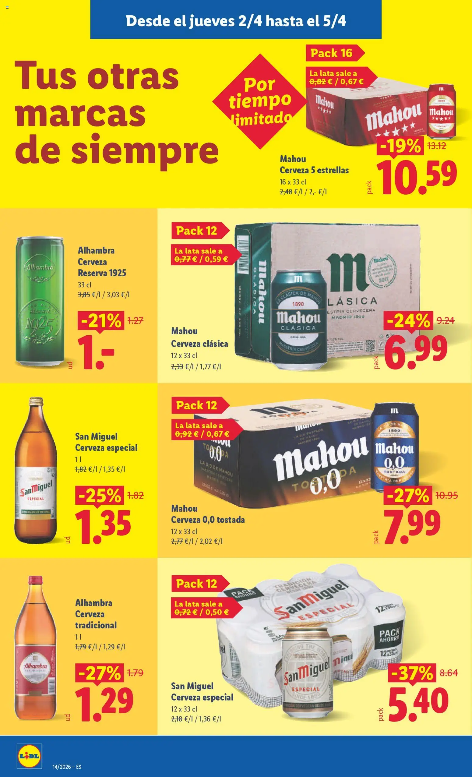 Lidl folleto │ válido desde el 30.03.2026 | Página: 42 | Productos: Cerveza