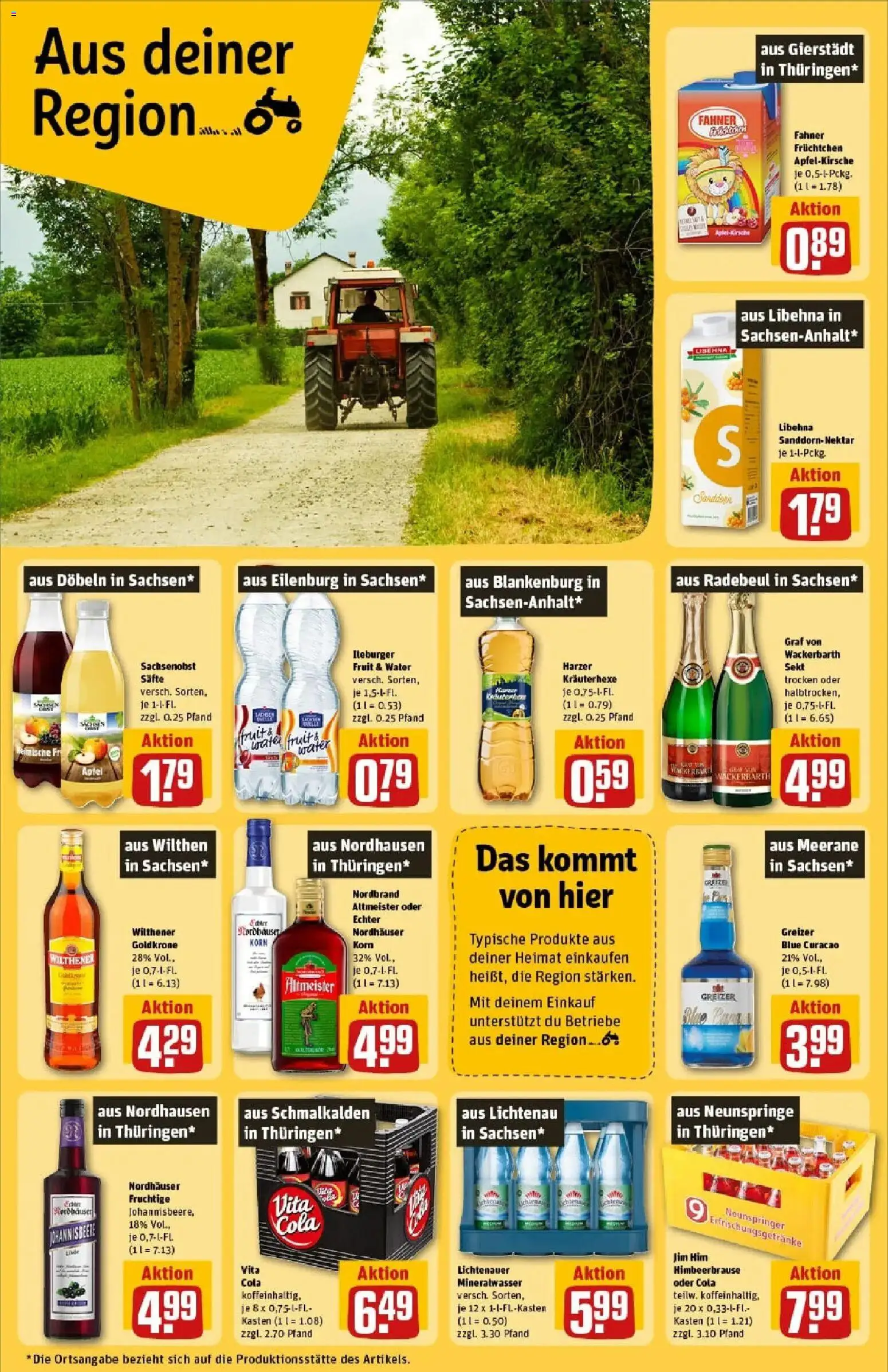 Rewe prospekt Weimar / Schöndorf	 – gültig ab 26.01.2026 | Seite: 24 | Produkte: Cola, Wilthener, Mineralwasser, Vita cola