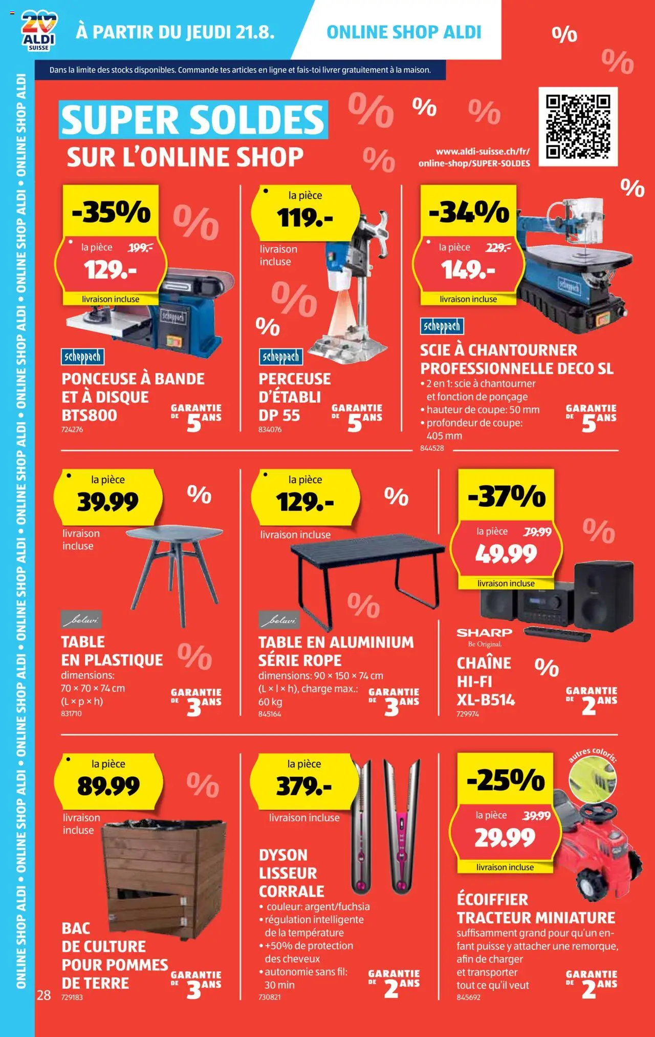 Aldi Prospectus ab 21.08.2025 | Seite: 29 | Produkte: Hifi, Dyson