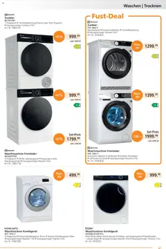 Fust Aktionen ab 20.10.2025 gültig | Seite: 21 | Produkte: Waschtrockner, Waschmaschine