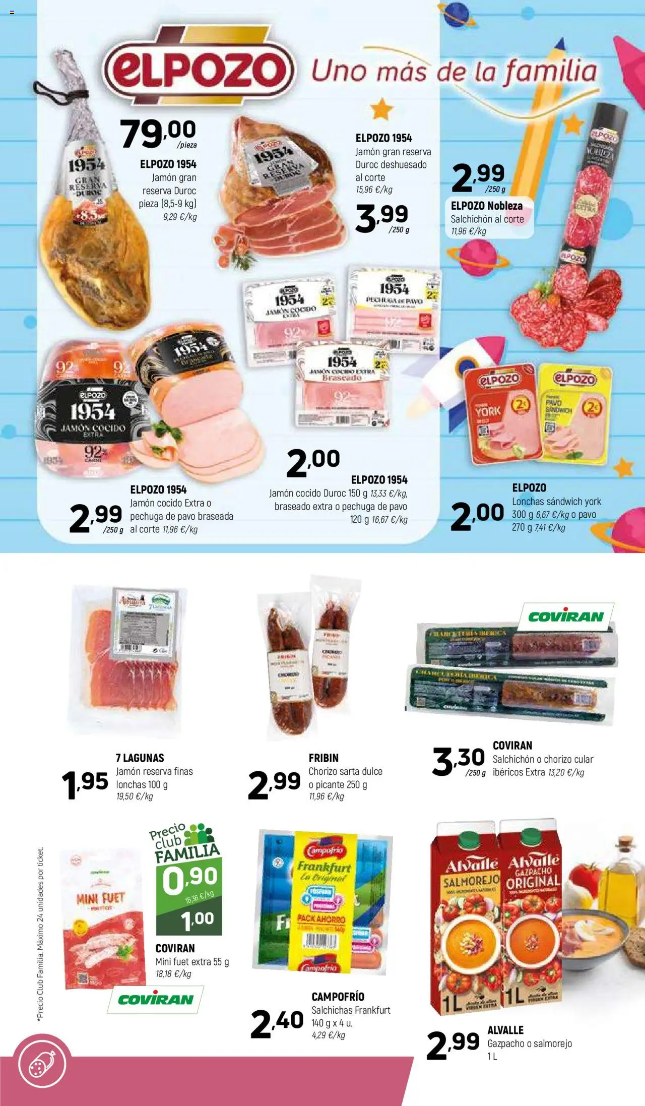 Coviran ofertas │ válido desde el 09.09.2025 | Página: 4 | Productos: Jamón, Jamón cocido, Gazpacho
