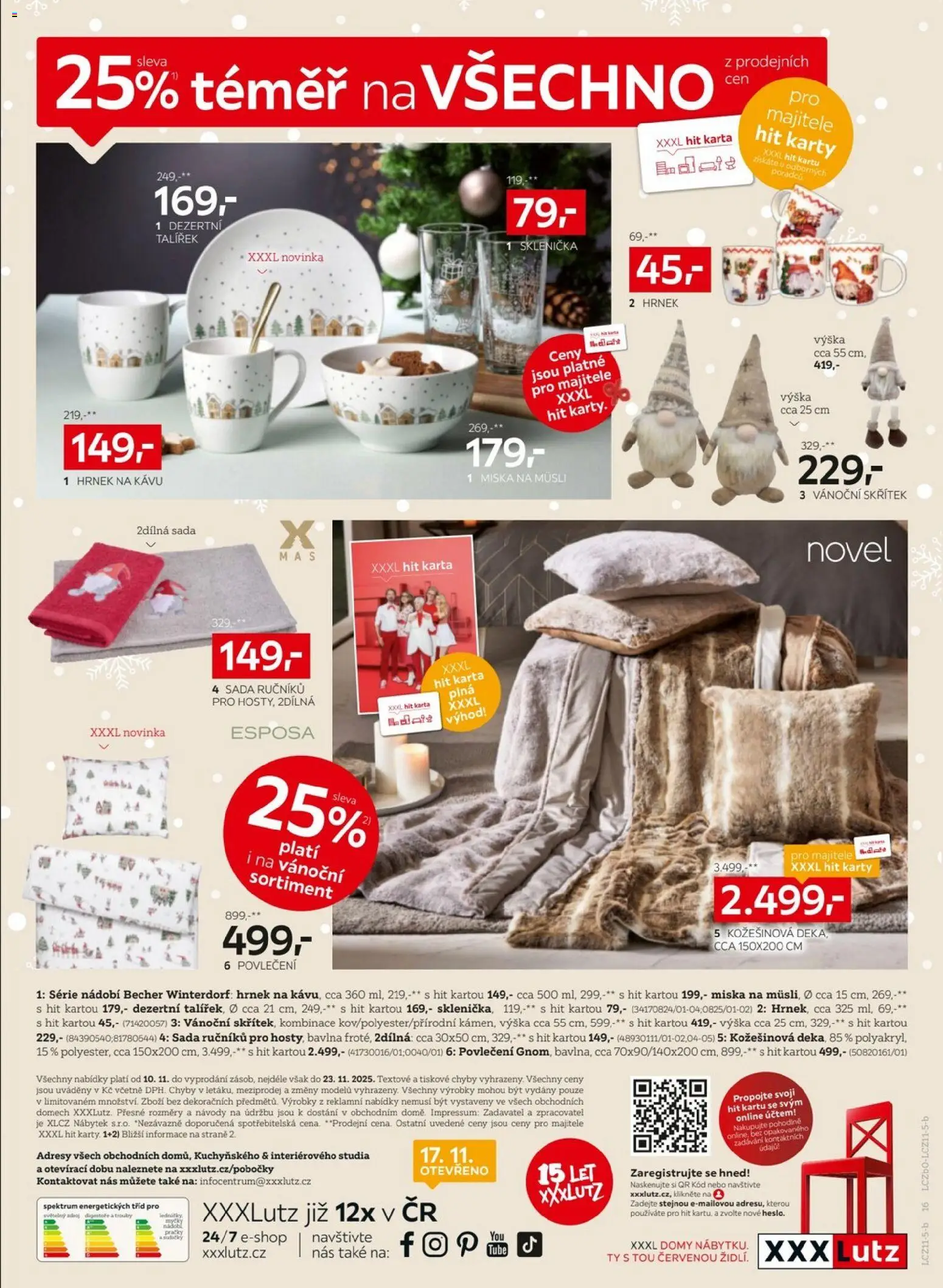 XXXLutz Black Friday od 10.11.2025 | Strana: 16 | Produkty: Hrnek, Povlečení, Miska, Müsli