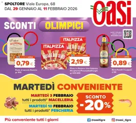 Anteprima del volantino Oasi Spoltore catalogo valido a partire dal 29.01.2026