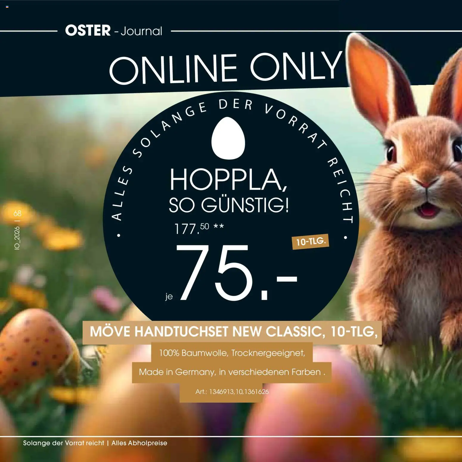 Zurbrüggen Oster-Journal – gültig ab 23.03.2026 | Seite: 68