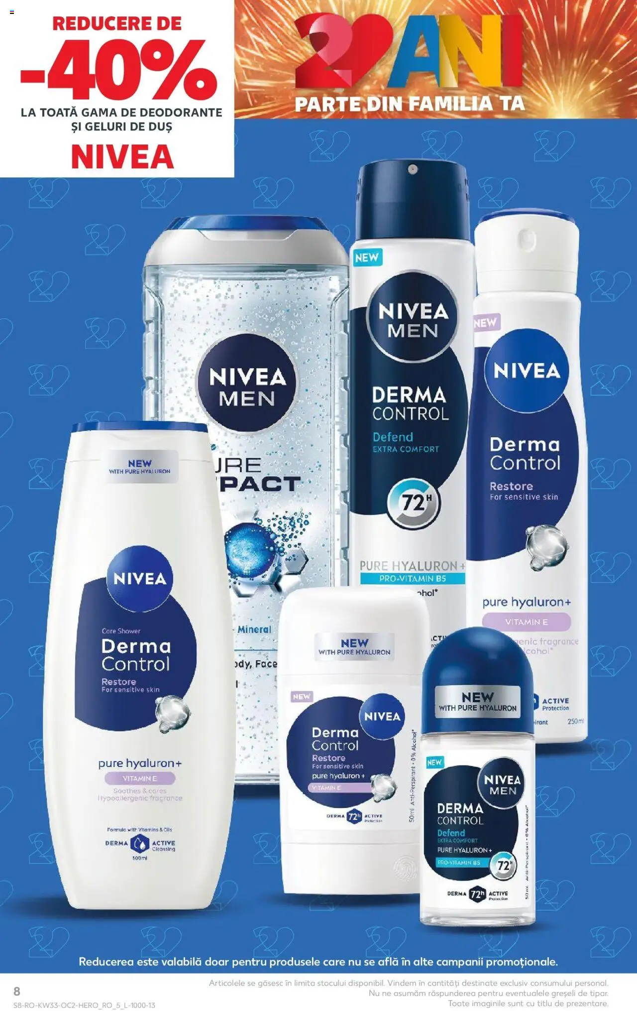 Catalog Kaufland - Alexandria – valabil de la 13.08.2025 | Pagină: 8 | Produse: Duș, Antiperspirant