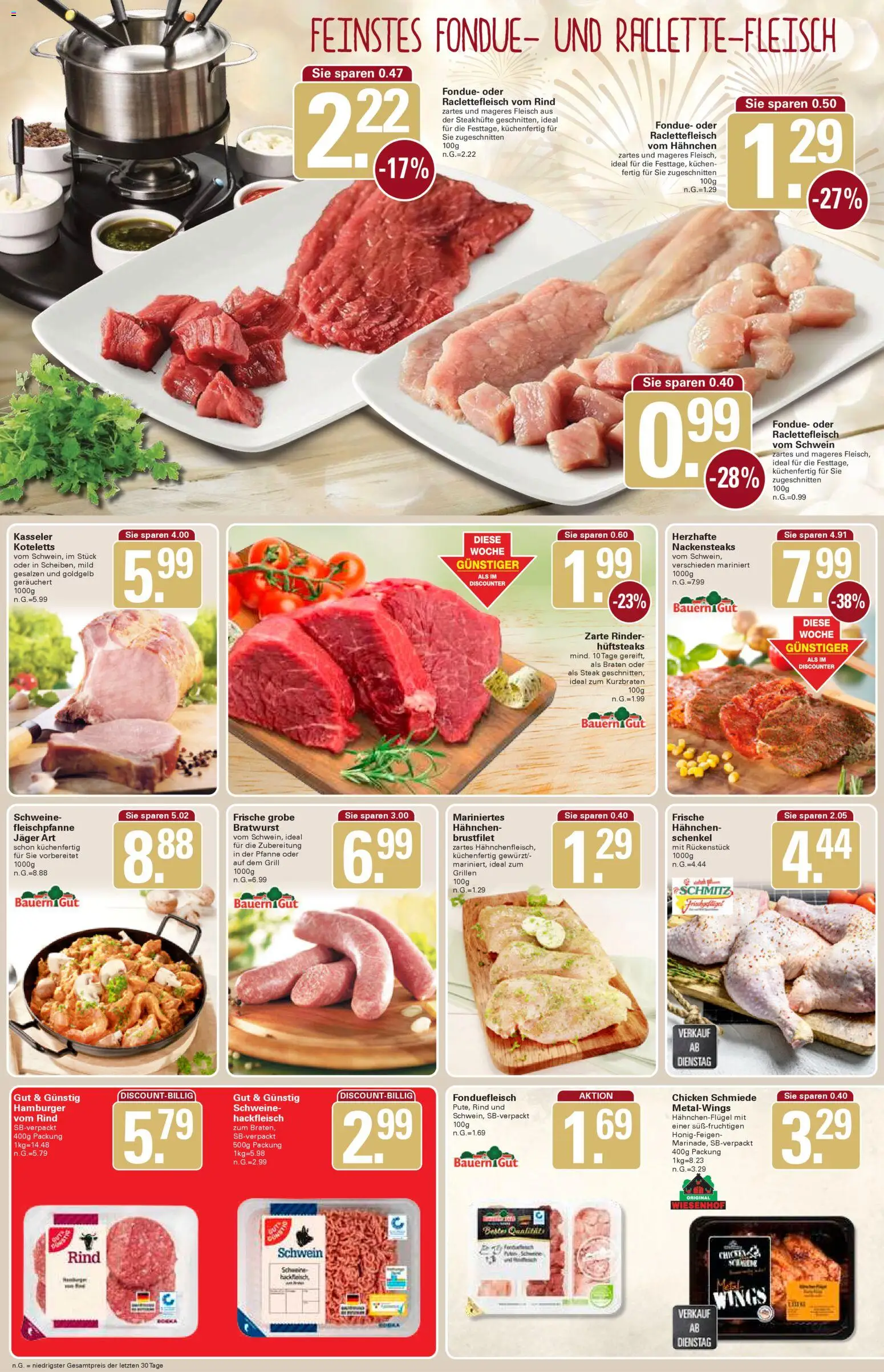 WEZ Prospekt – gültig ab 22.12.2025 | Seite: 6 | Produkte: Grill, Steak, Kuchen, Fondue