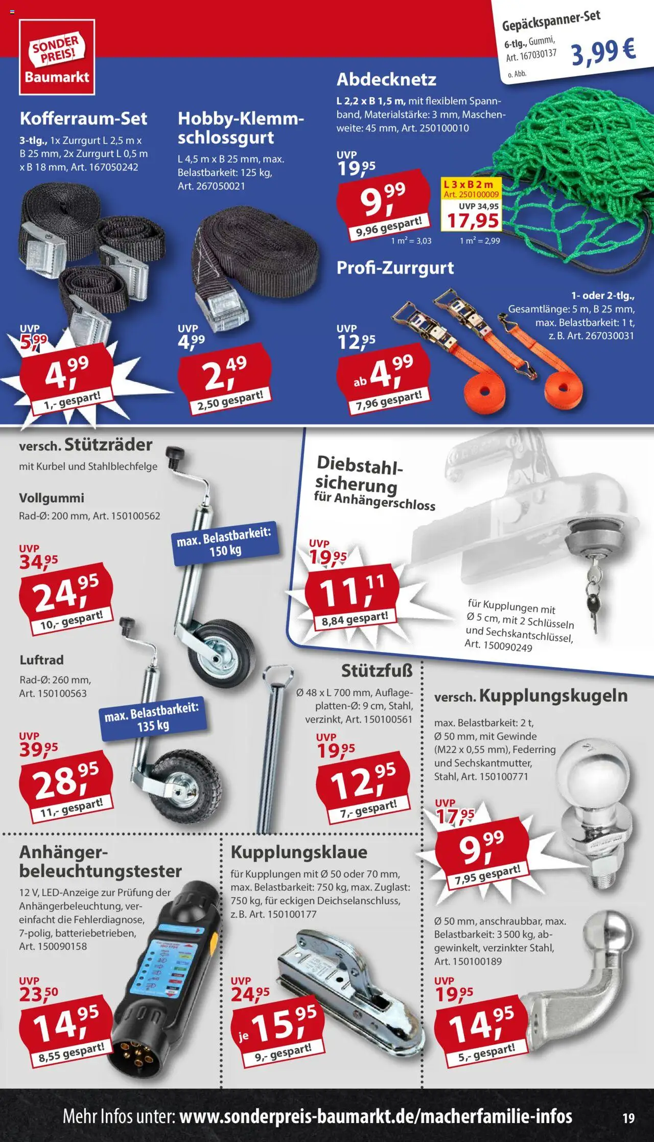 Sonderpreis Baumarkt Prospekt 	 - gültig ab dem 31.05.2025 | Seite: 19