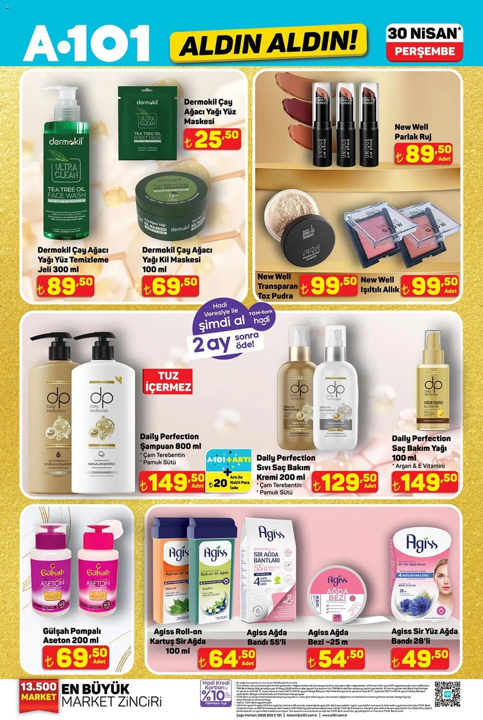 A101 - Katalog Aldın Aldın - 30.04.2026 tarihinden itibaren geçerlidir | Sayfa: 3 | Ürünler: Masa, Şampuan, Allık, Kartuş