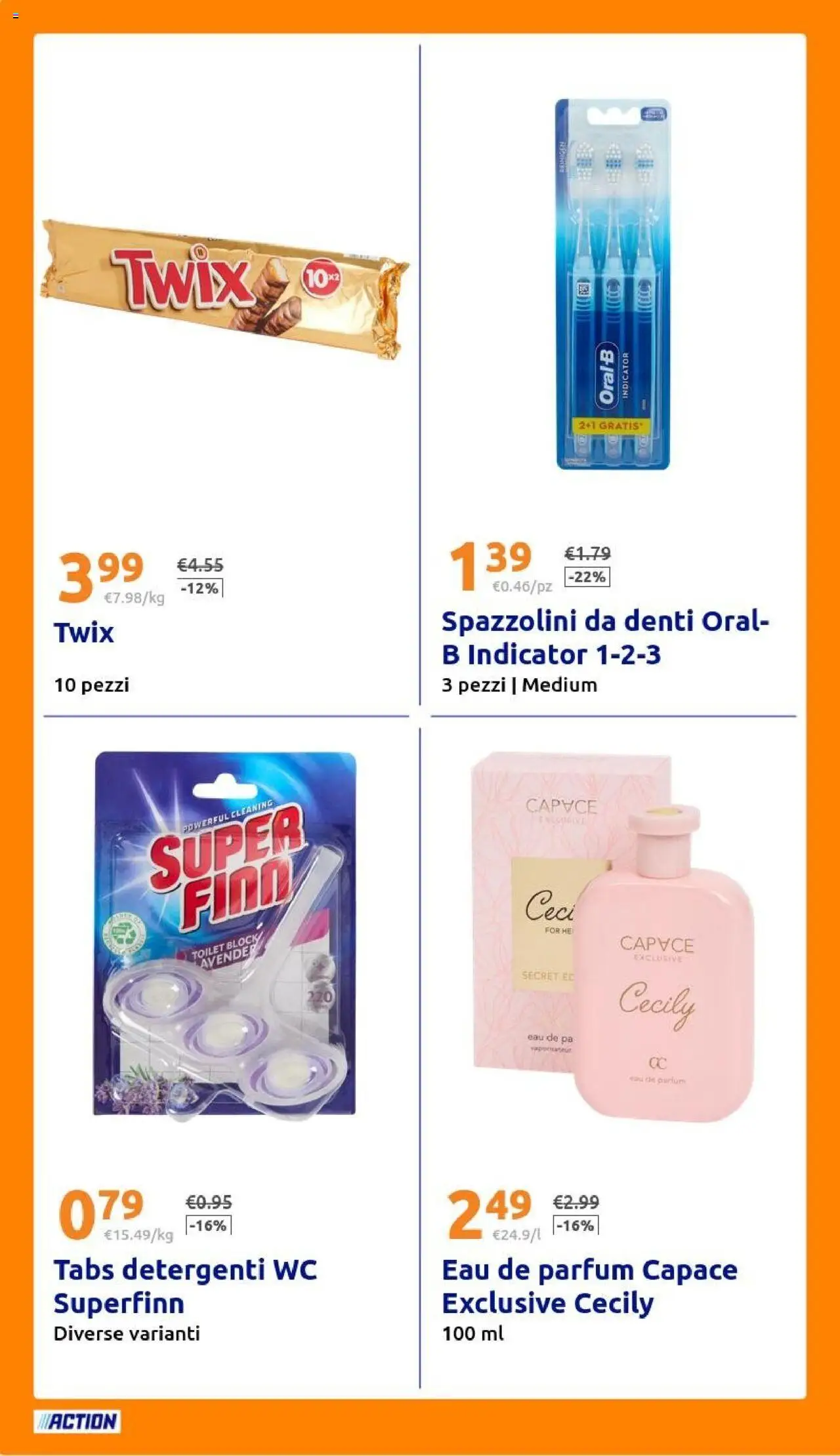 Volantino Action del 08.10.2025 | Pagina: 22 | Prodotti: Ceci, WC