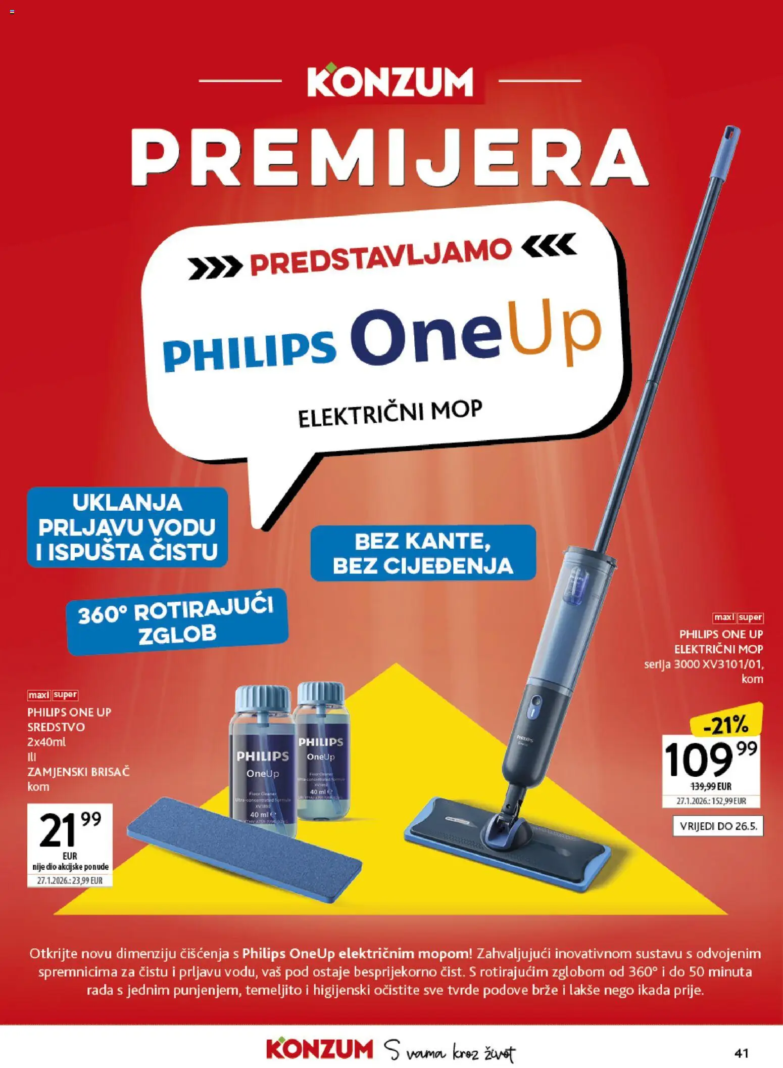 Konzum katalog | vrijedi od 18.03.2026 | Stranica: 41 | Proizvodi: Mop