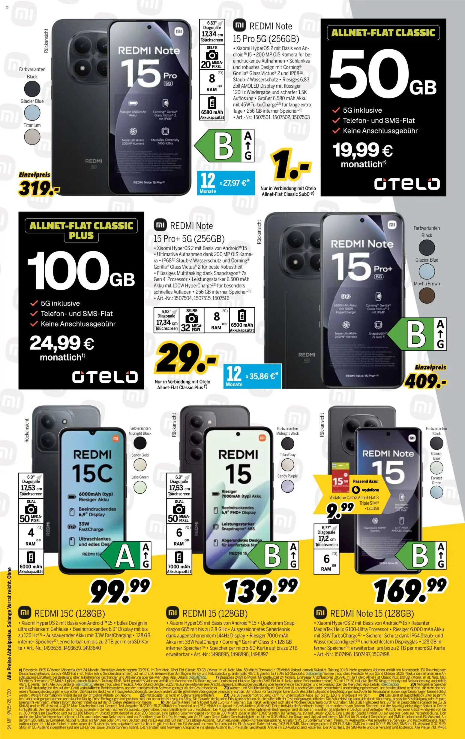 Medimax Mobilfunk Woche – gültig ab 04.04.2026 | Seite: 4 | Produkte: Kamera, Xiaomi, Wasser, Telefon