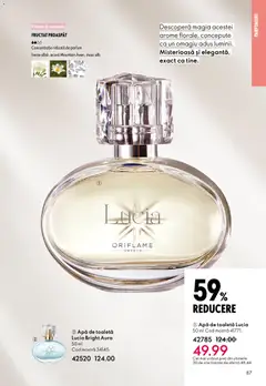 Ofertele Oriflame valabile de la 11.02.2026 | Pagină: 87 | Produse: Toaletă, Parfum, Apă de toaletă, Apă