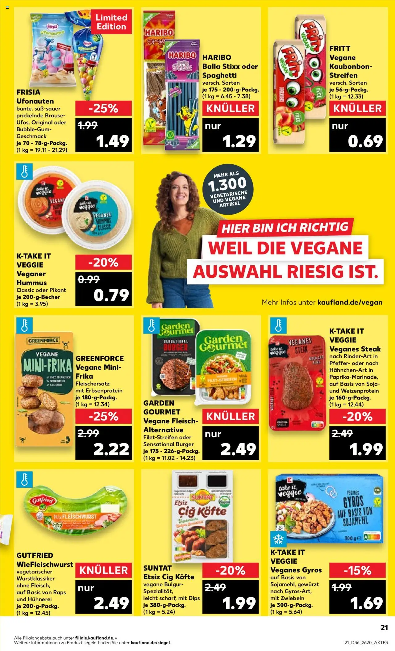 Kaufland prospekt Zeitz	 – gültig ab 07.09.2025 | Seite: 21 | Produkte: Haribo, Gyros, Zwiebeln, Fleisch