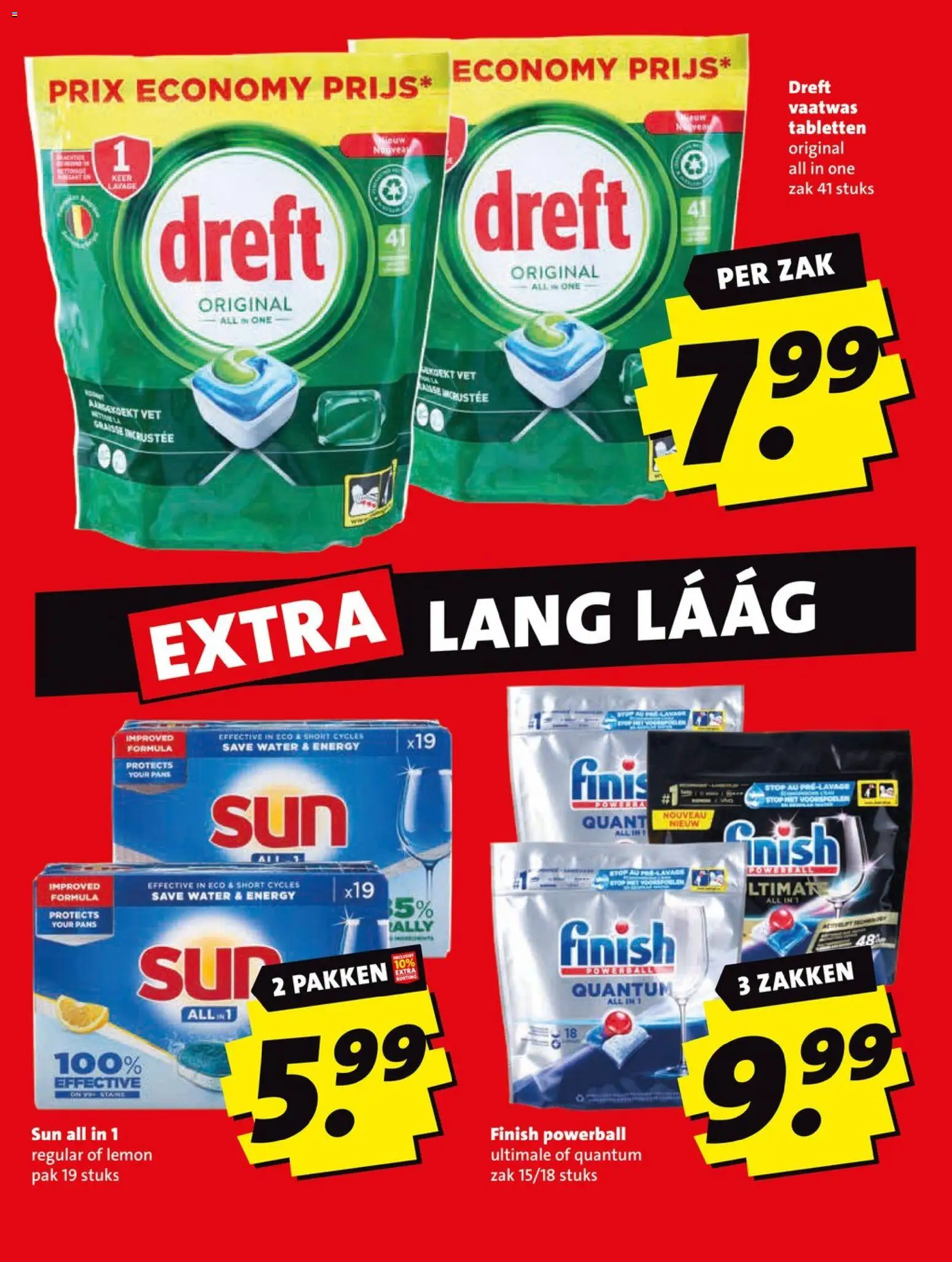 {H1} | Pagina: 28 | Producten: Vaatwas tabletten, Zak, Festék