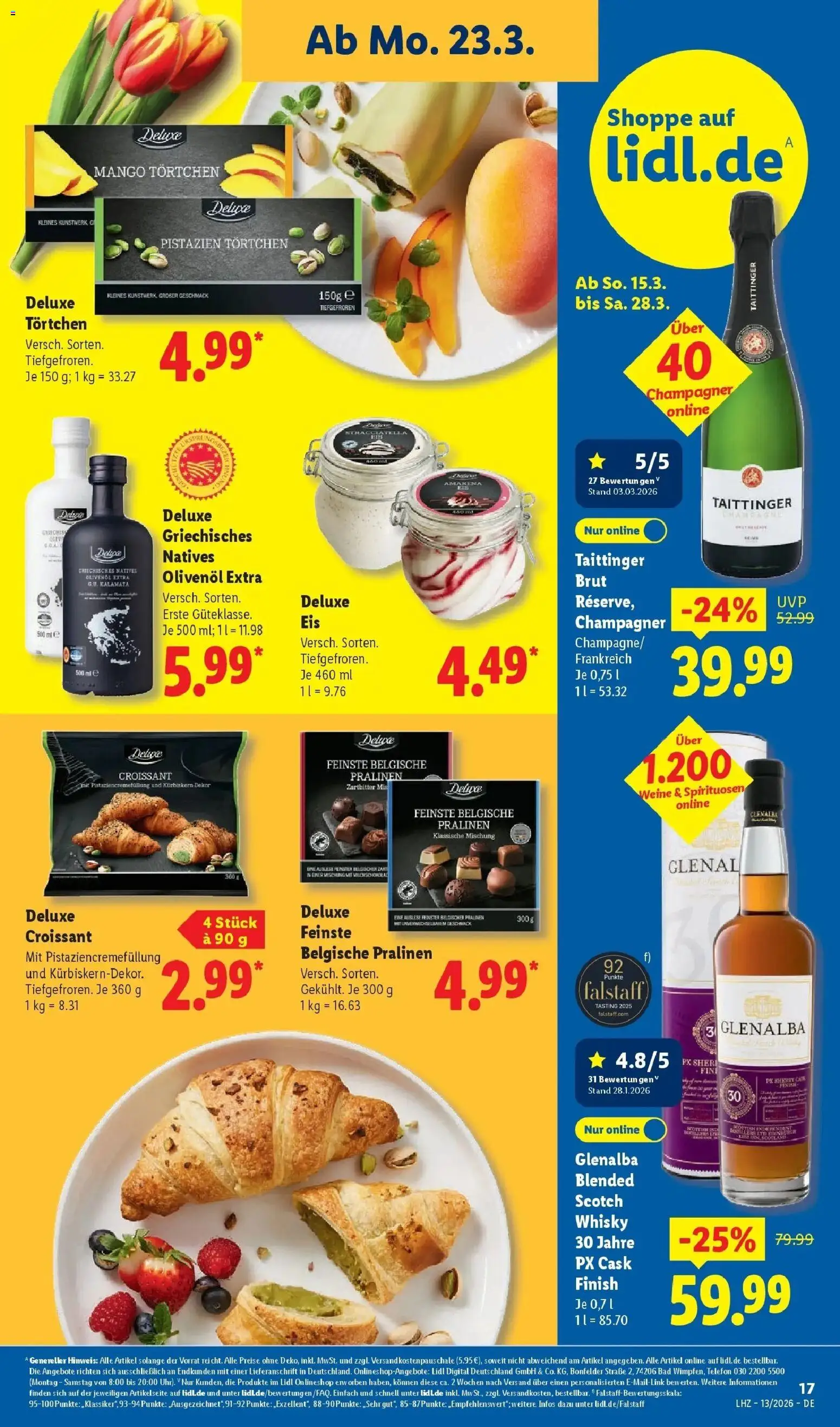 Lidl Prospekt Zülpich – gültig ab 23.03.2026 | Seite: 25 | Produkte: Whisky, Bad, Finish, Pistazien