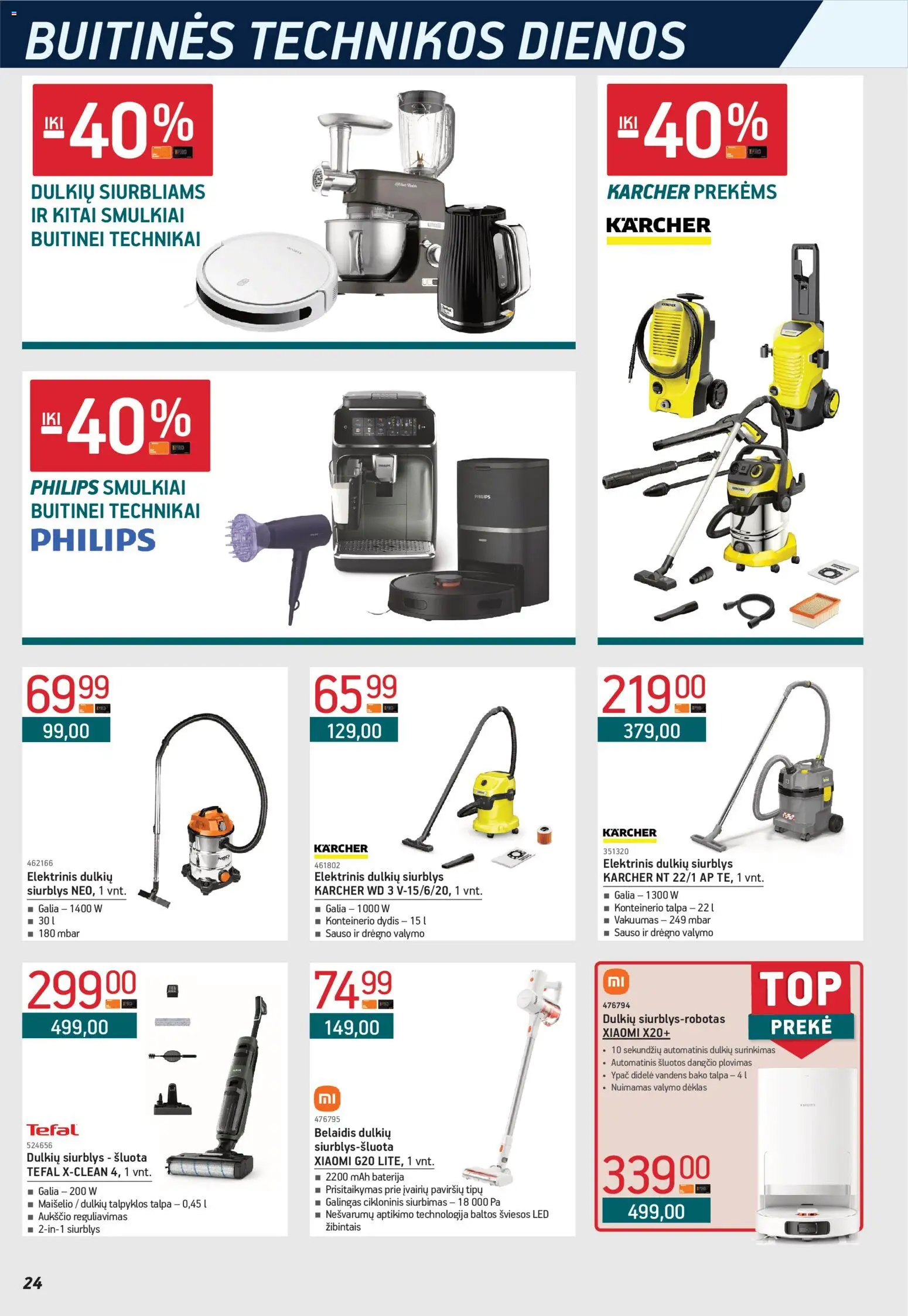 ERMITAŽAS akcijos nuo 02.02.2026 | Puslapis: 24 | Prekių: Dėklas, Baterija